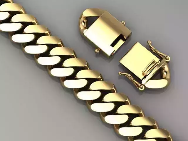 Bracelets chain 2 3D print model