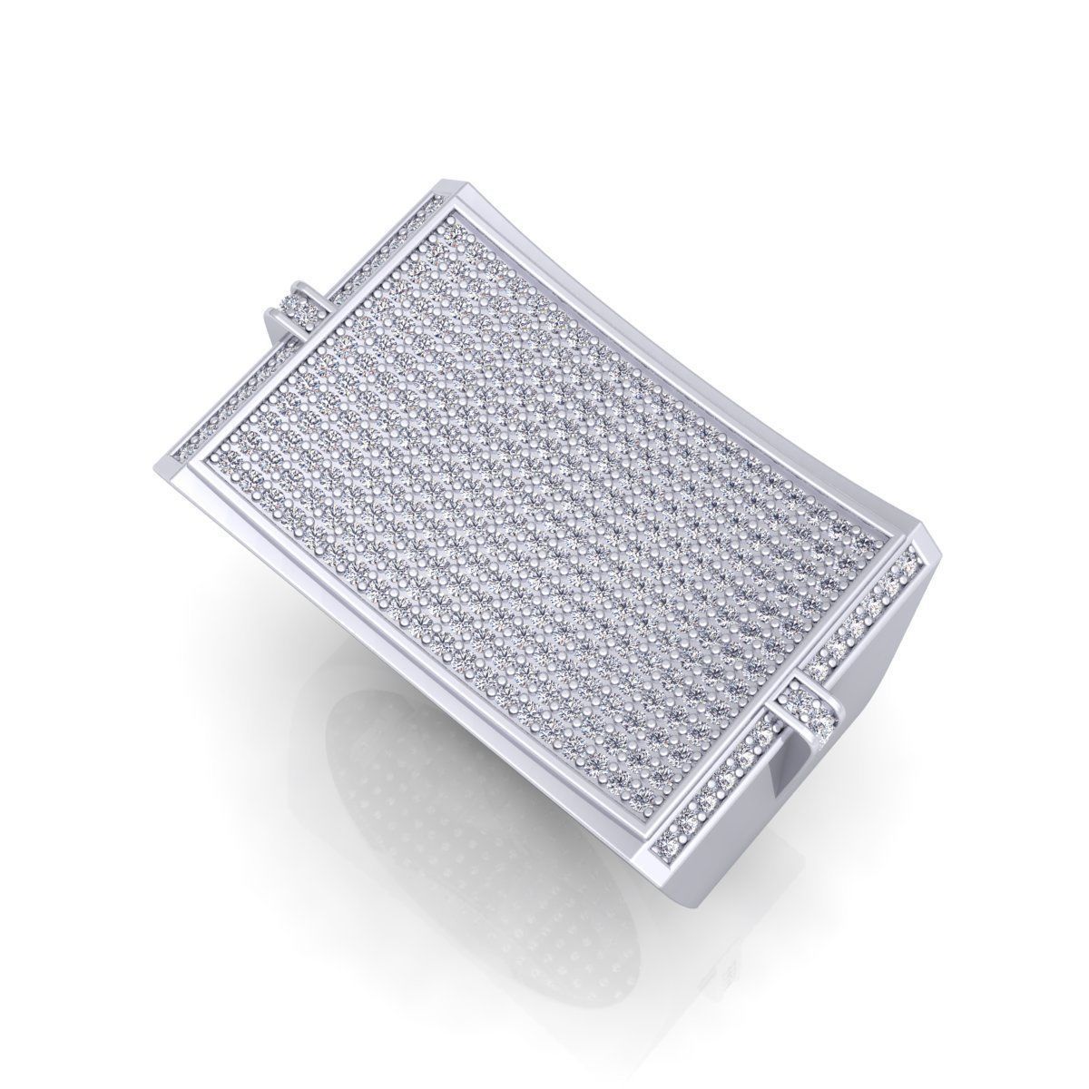 Fancy Mens Big Ring  3D print model_10