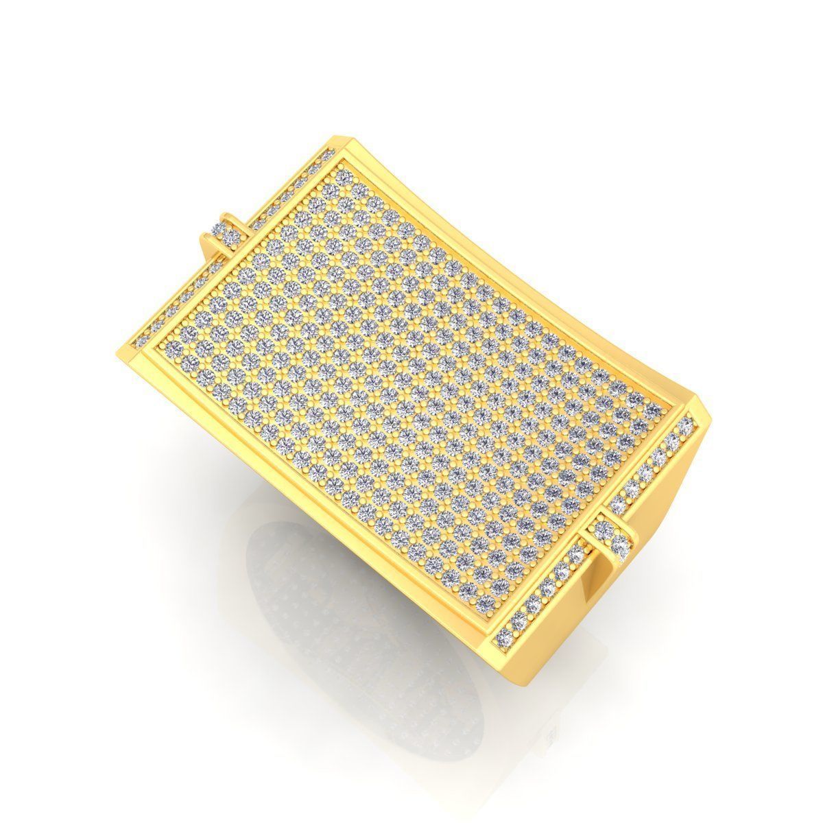 Fancy Mens Big Ring  3D print model_12