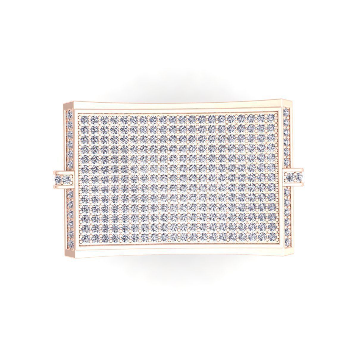 Fancy Mens Big Ring  3D print model_4