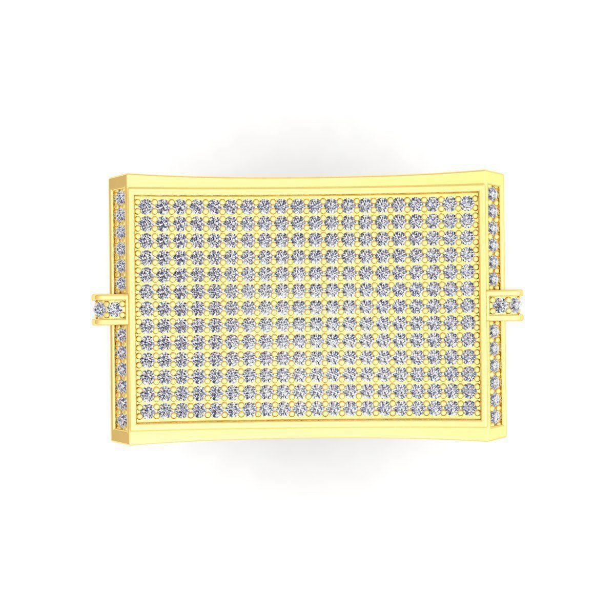 Fancy Mens Big Ring  3D print model_6