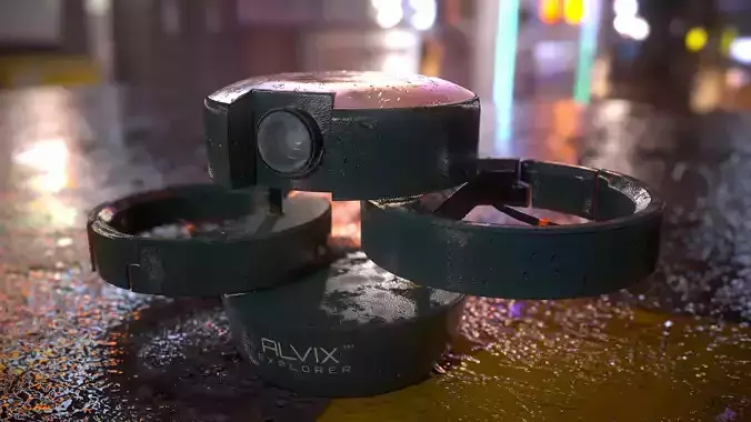 Drone game ready asset