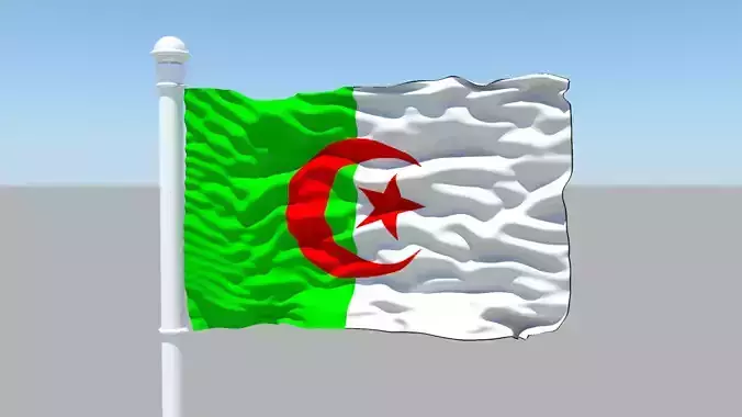 Algeria Flag 3D model