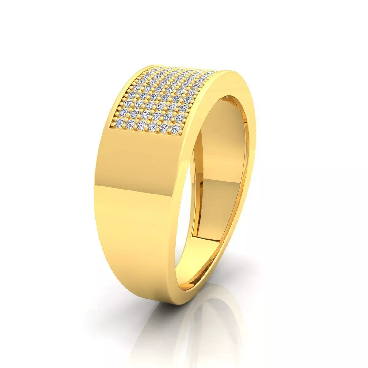 Simple Mens Ring  3D print model_0