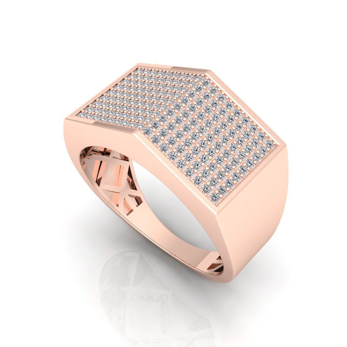 Fancy Mens Ring 2 3D print model_10