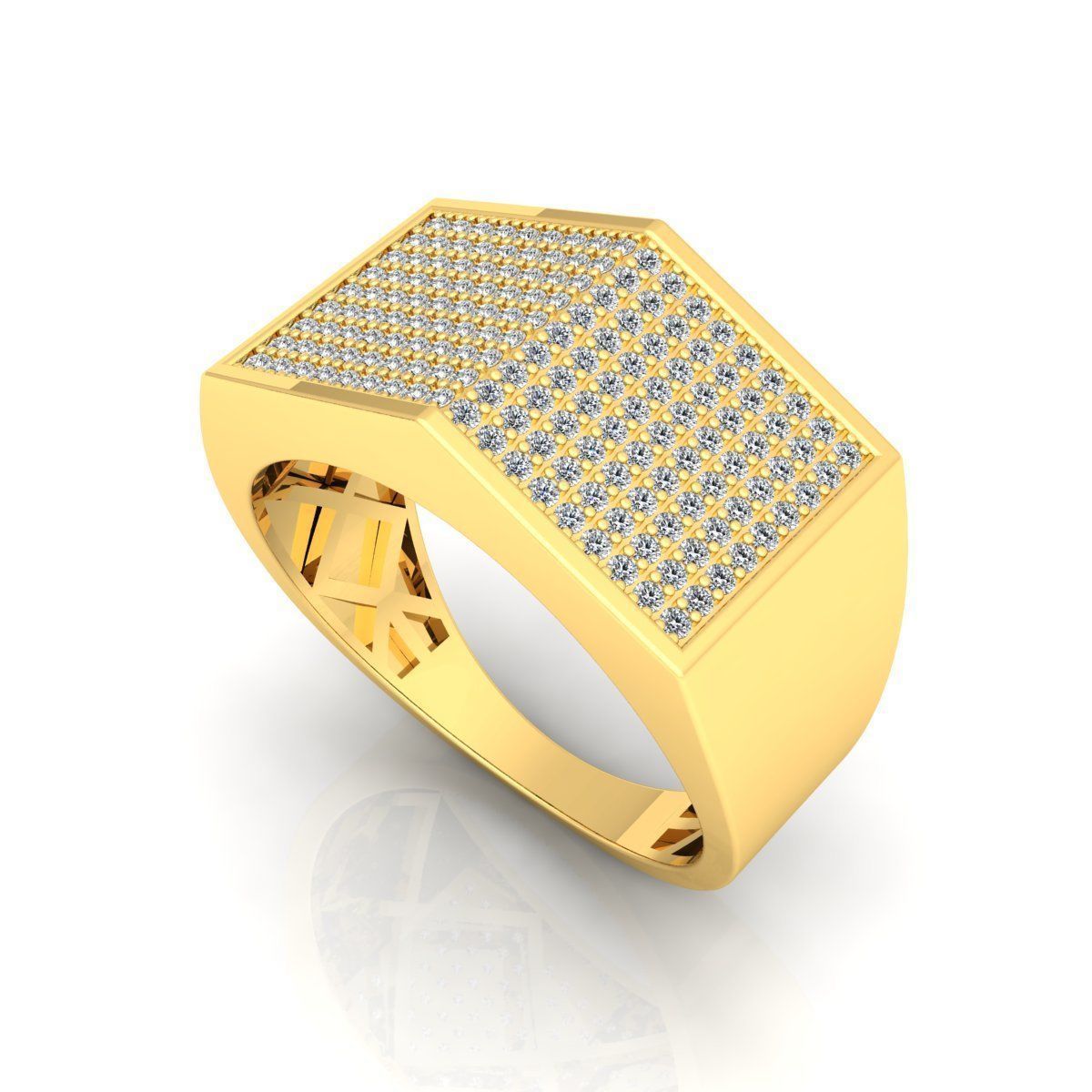 Fancy Mens Ring 2 3D print model_11