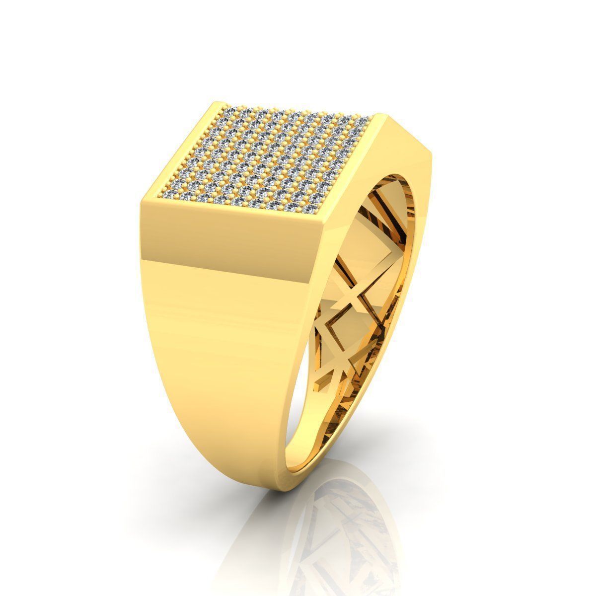 Fancy Mens Ring 2 3D print model_1