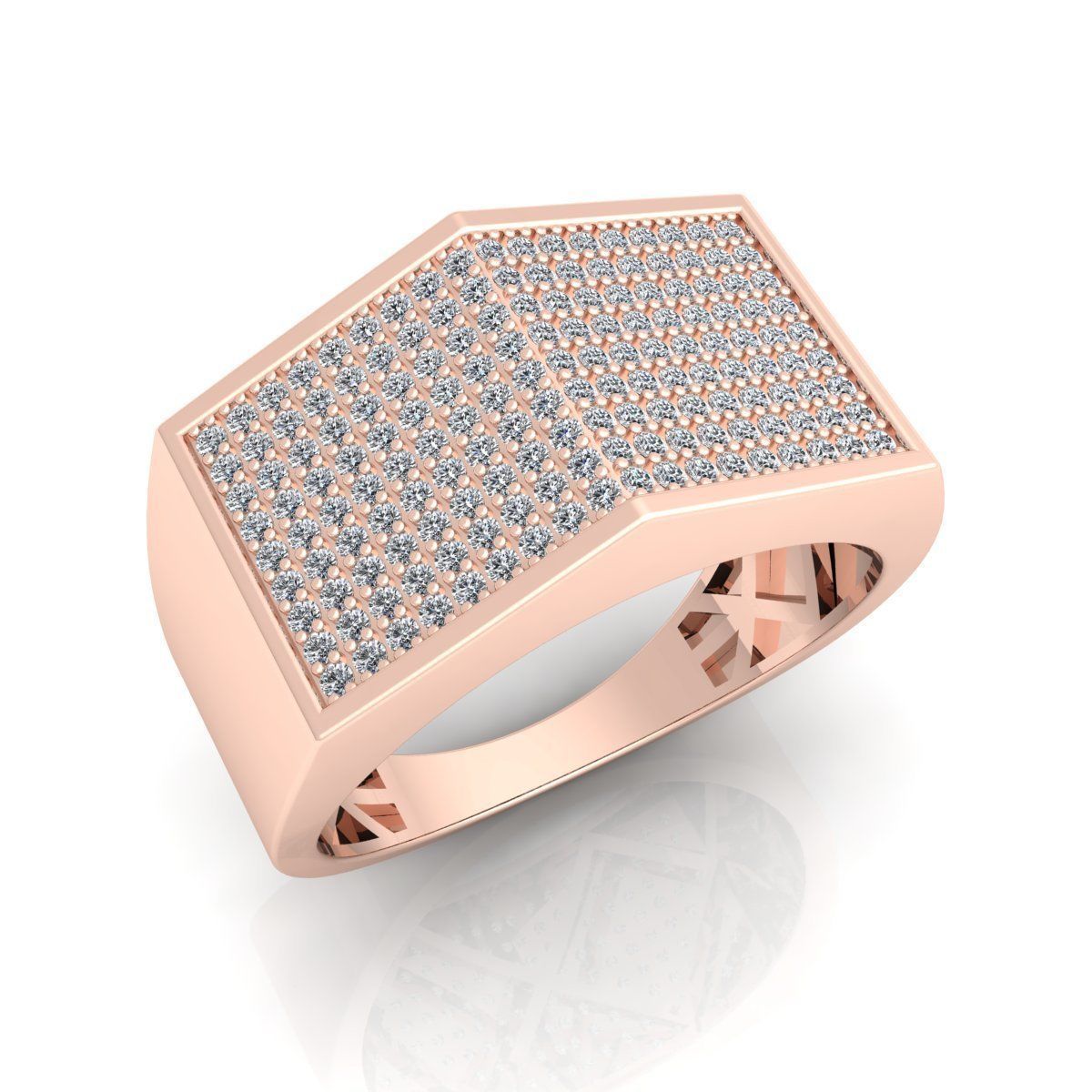 Fancy Mens Ring 2 3D print model_7