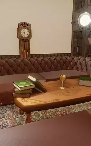 standing clock Free 3D model