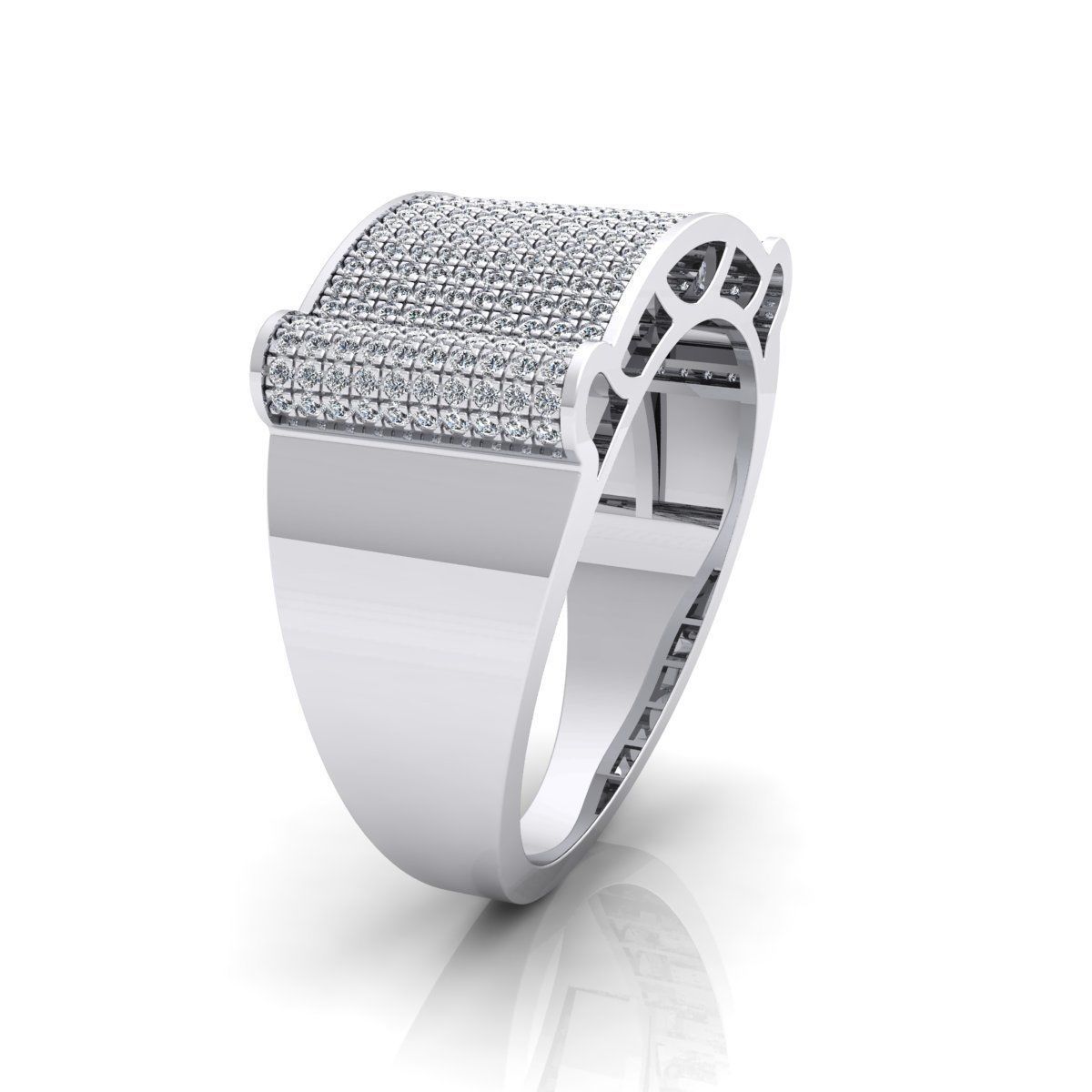 Mens Ring 03 3D print model_5