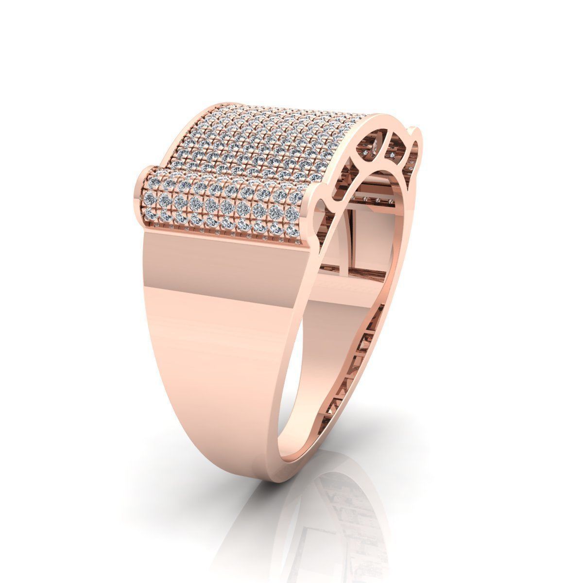 Mens Ring 03 3D print model_2