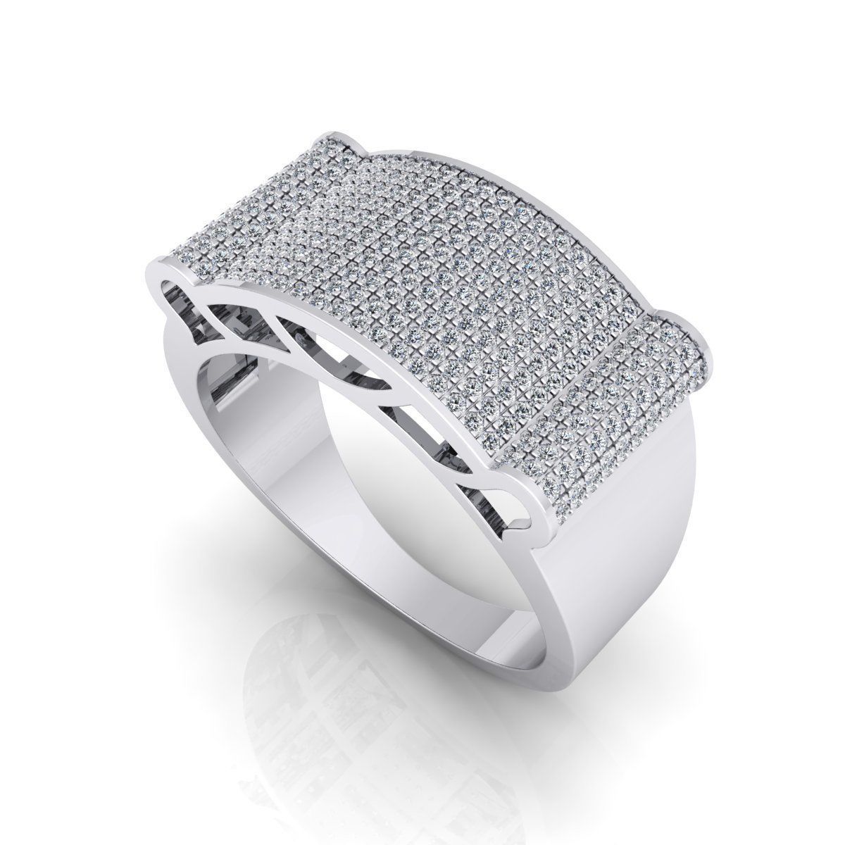 Mens Ring 03 3D print model_12