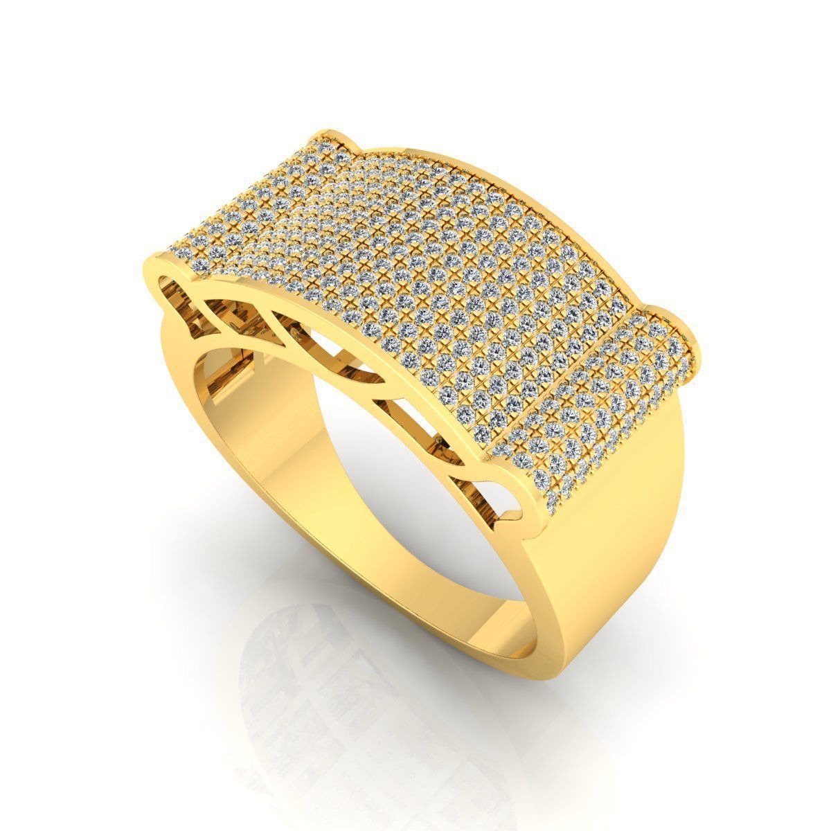 Mens Ring 03 3D print model_11