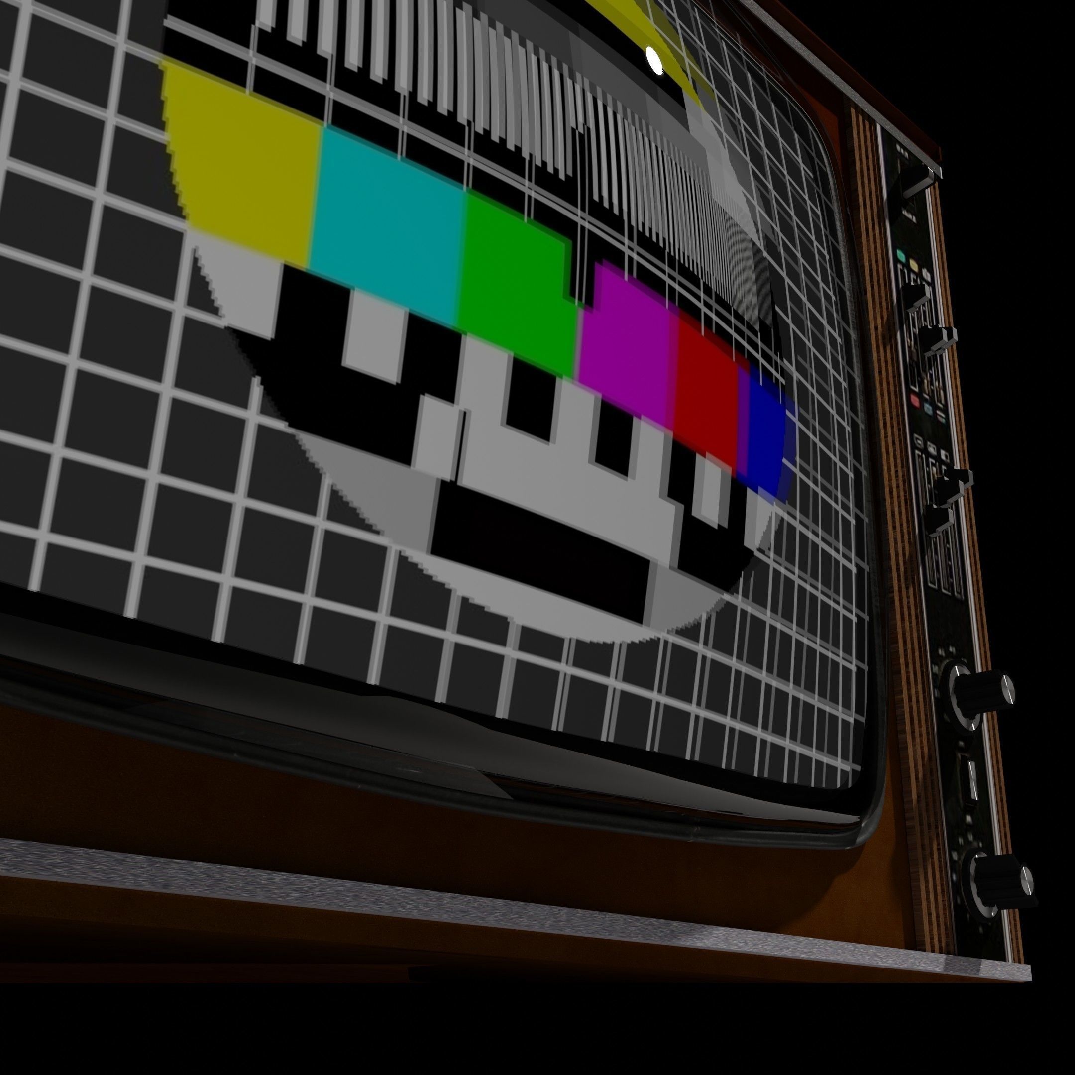 TV Rubin 714 Free 3D model_13
