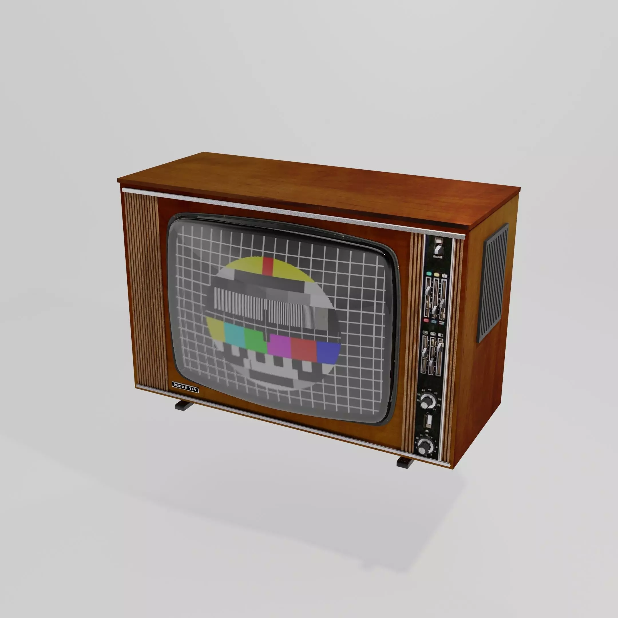TV Rubin 714 Free 3D model_0