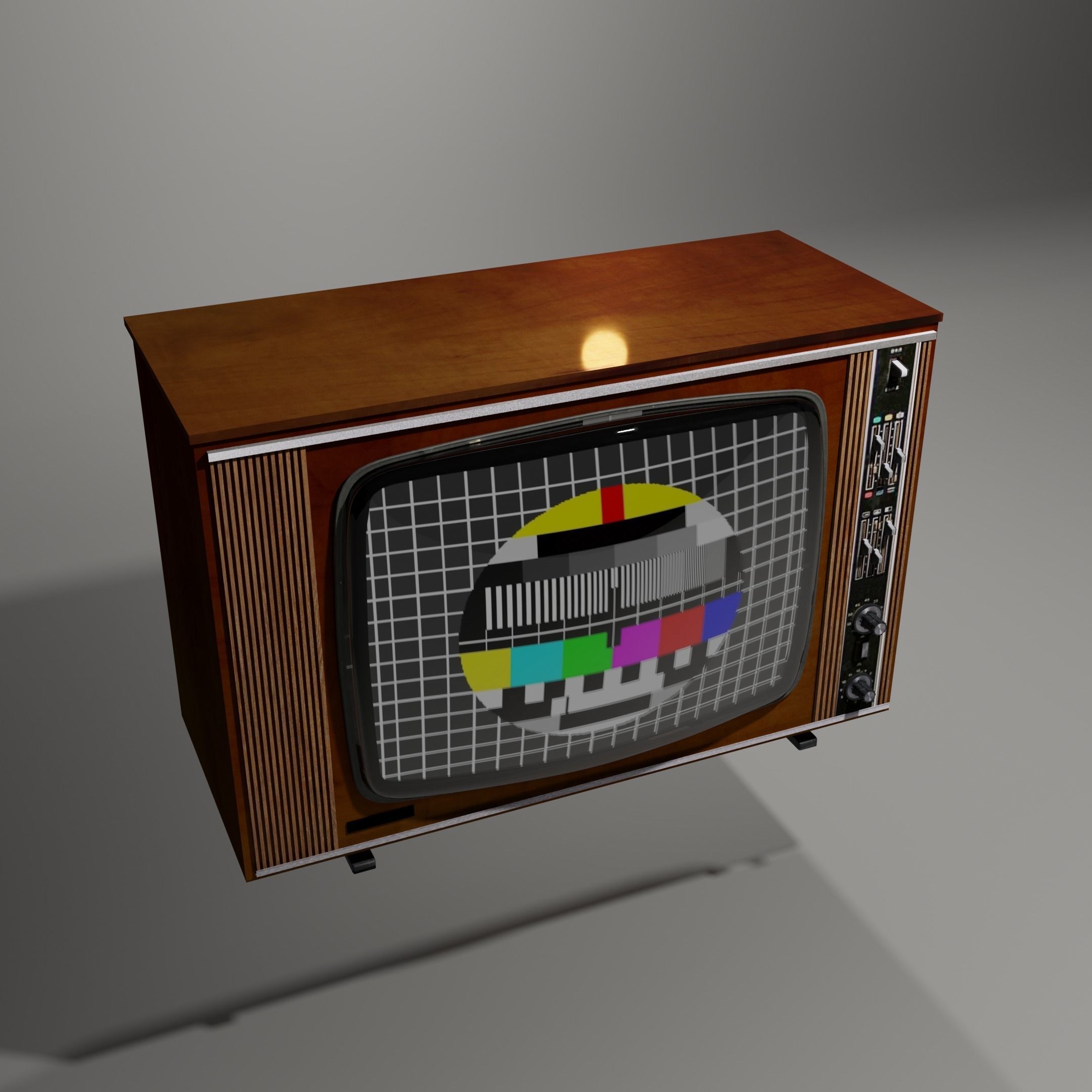 TV Rubin 714 Free 3D model_3