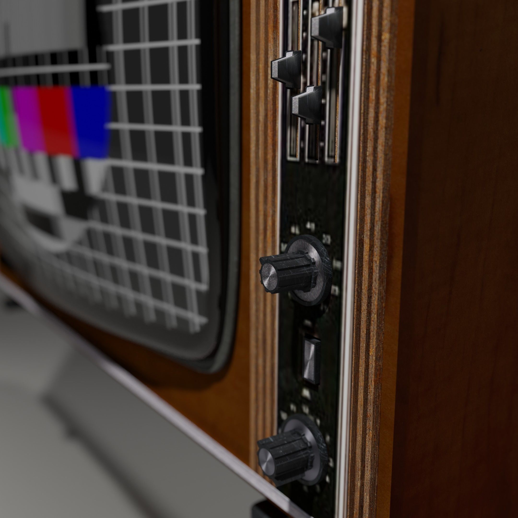 TV Rubin 714 Free 3D model_2