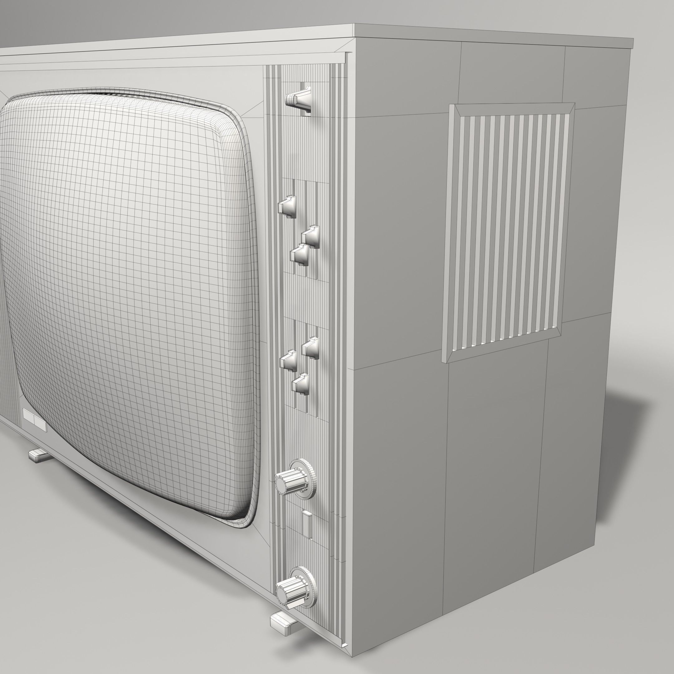 TV Rubin 714 Free 3D model_16