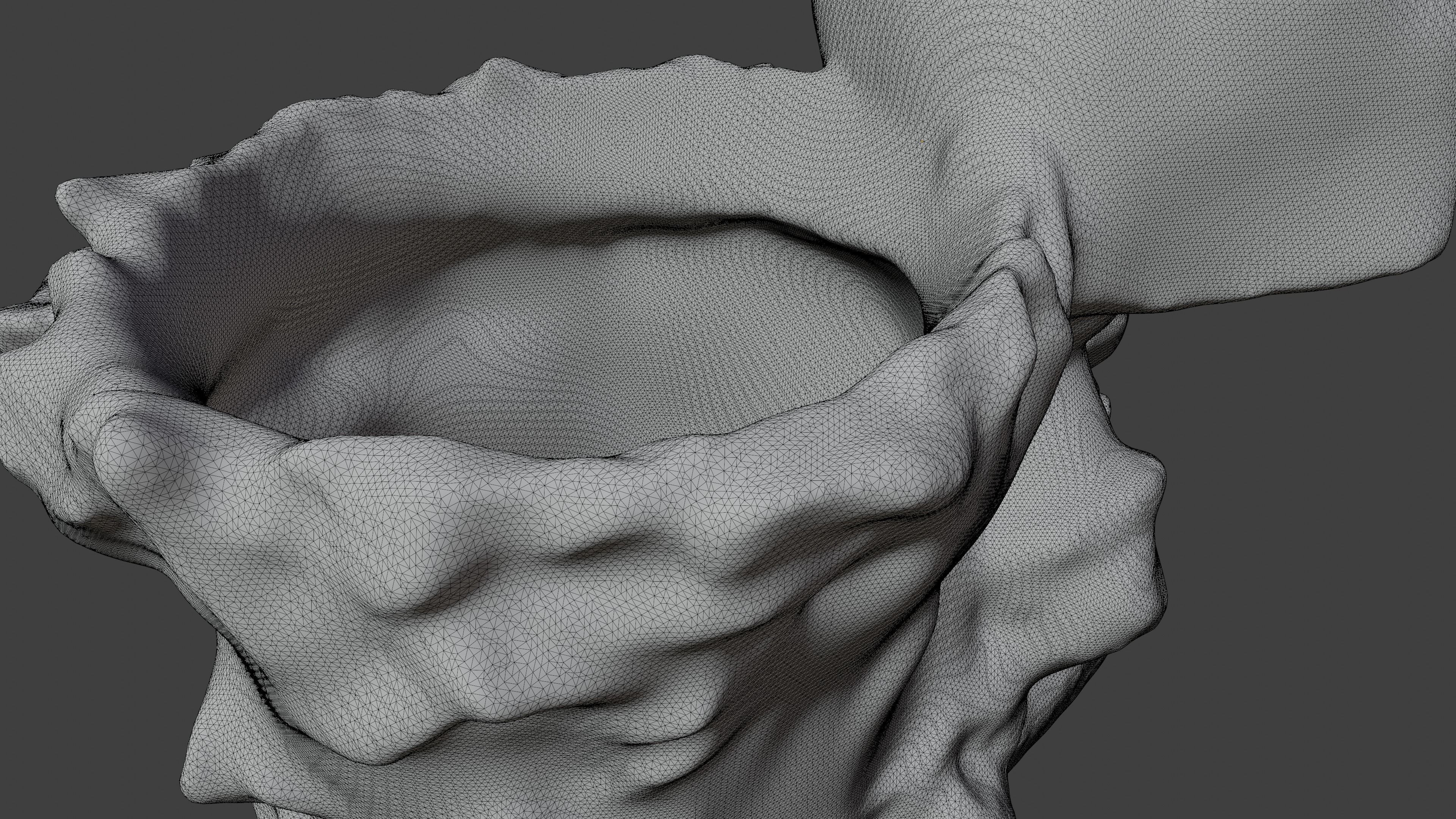 Gnome with flowerpot 3D print model_19