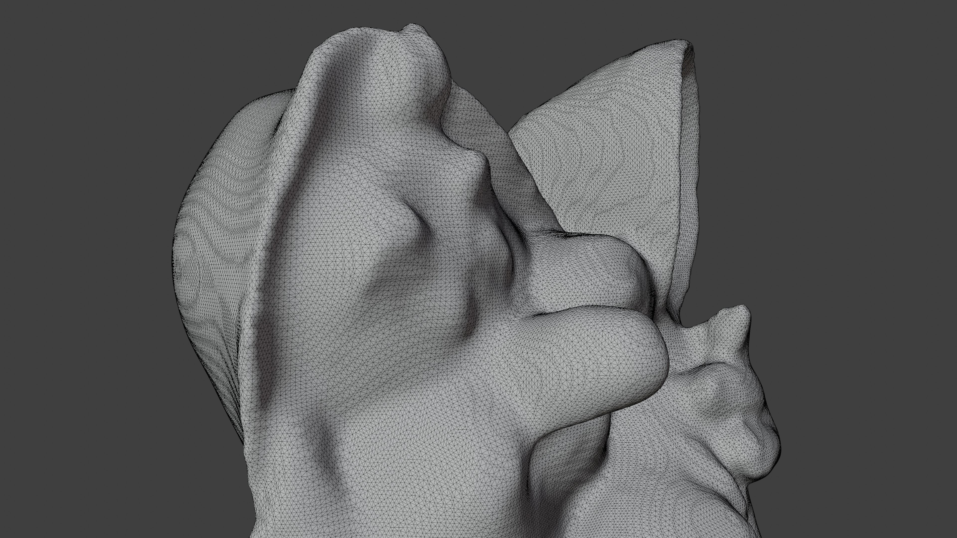 Gnome with flowerpot 3D print model_15