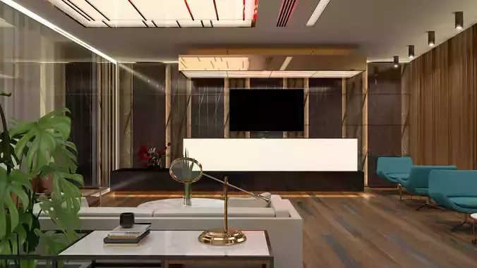 VRAY READY LOUNGE SCENE