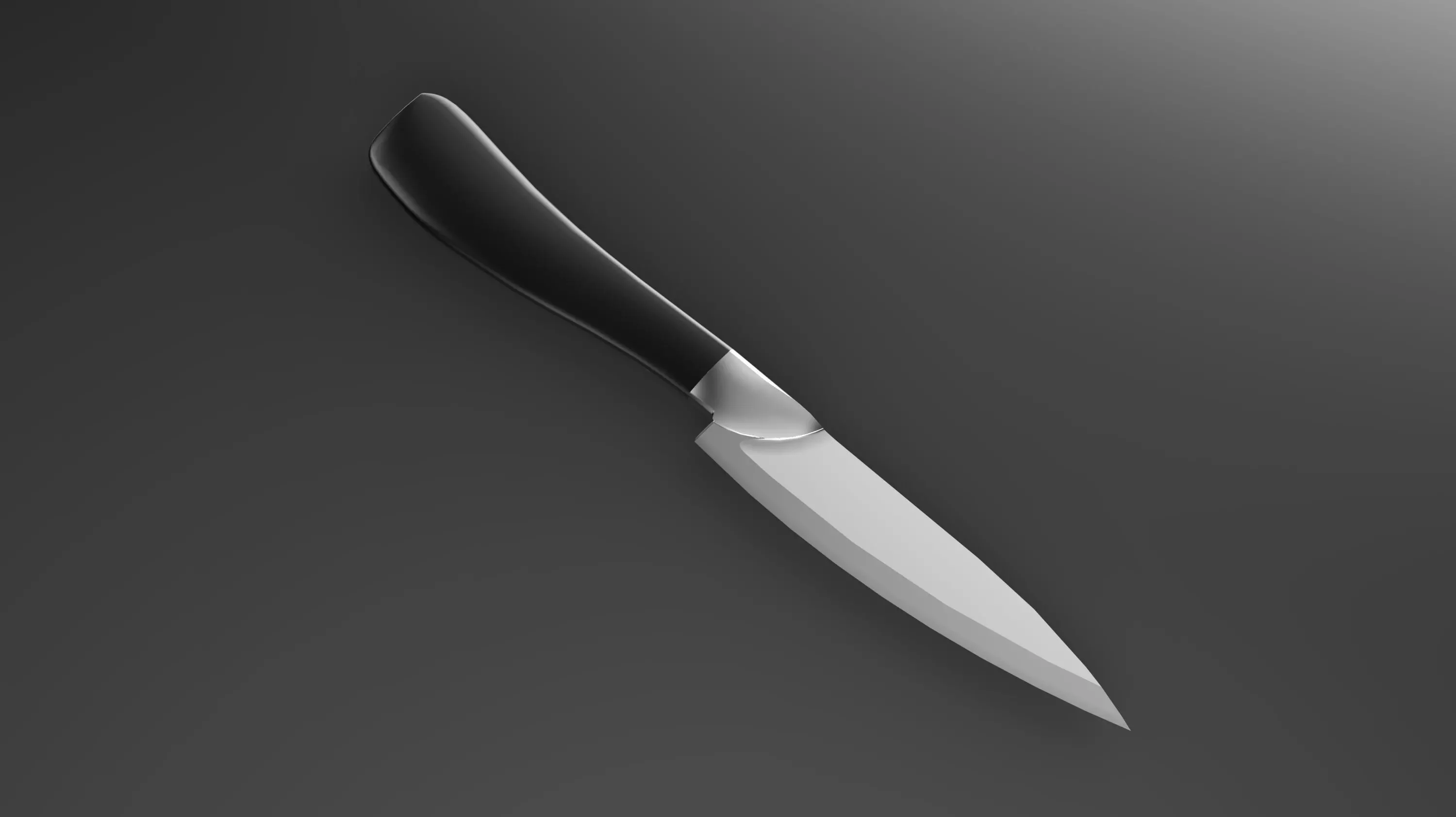 Simple Knife 3D model_0