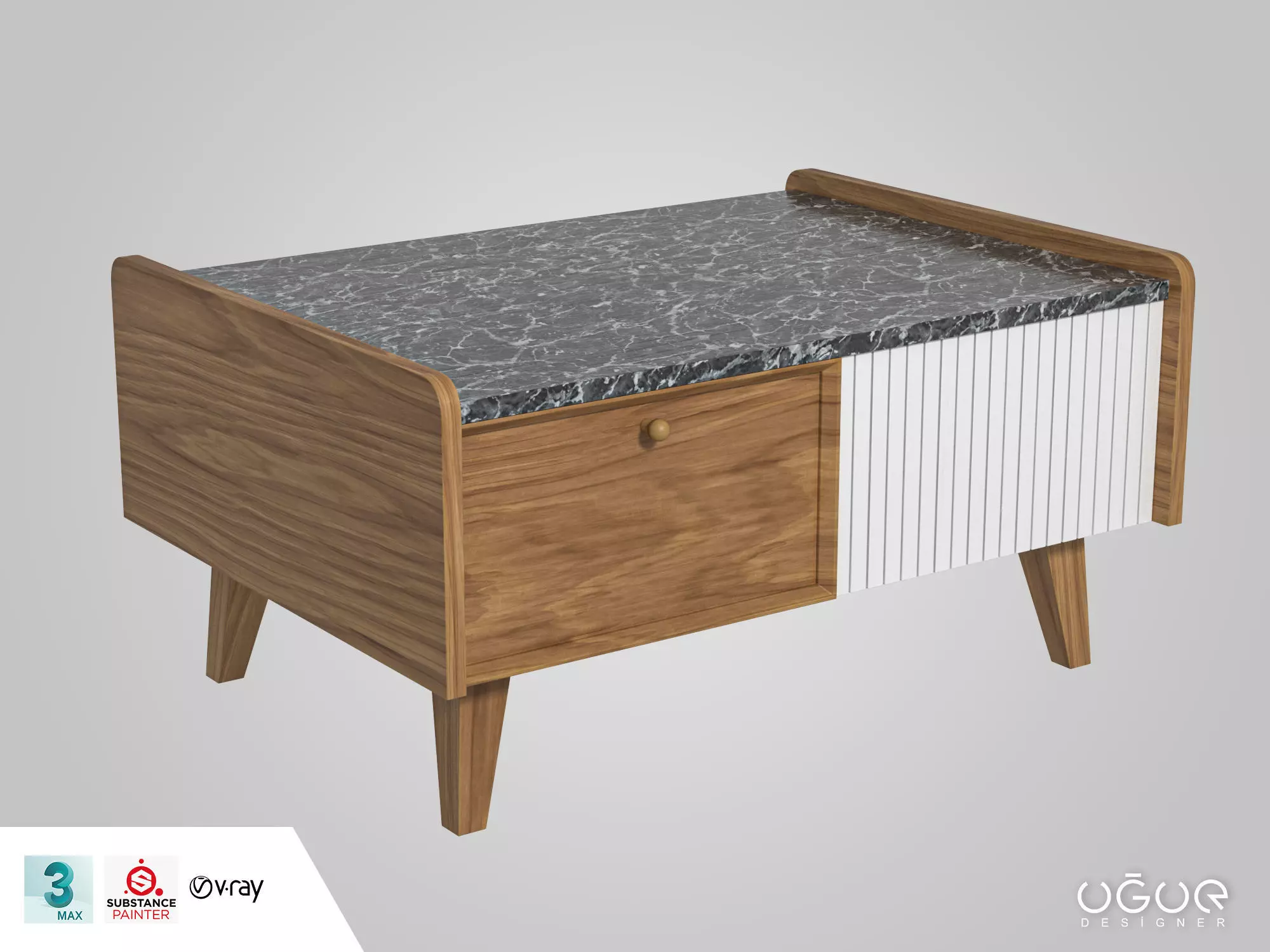 Coffee Table 3D model_0