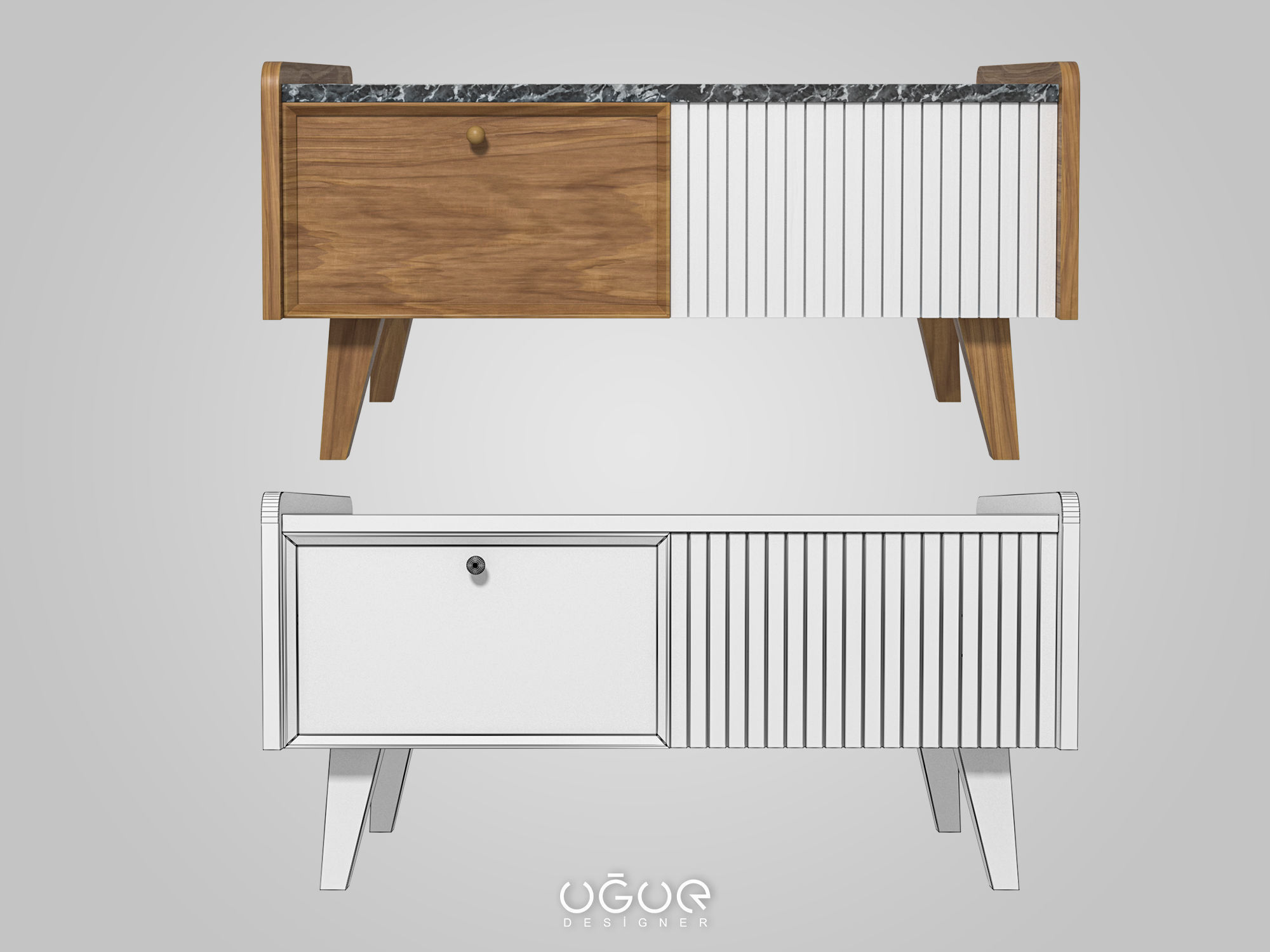 Coffee Table 3D model_3