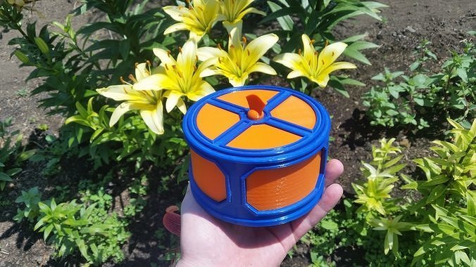 Cylinder lootbox 3d print Free 3D print model