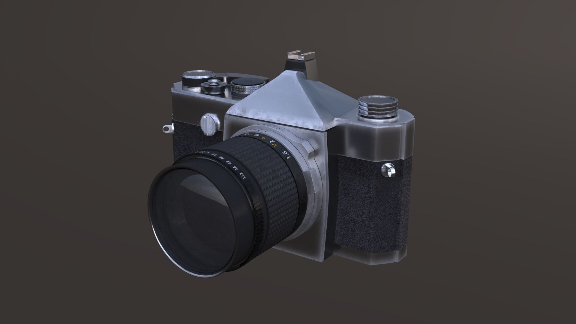 Old Photo Camera Free 3D model_1