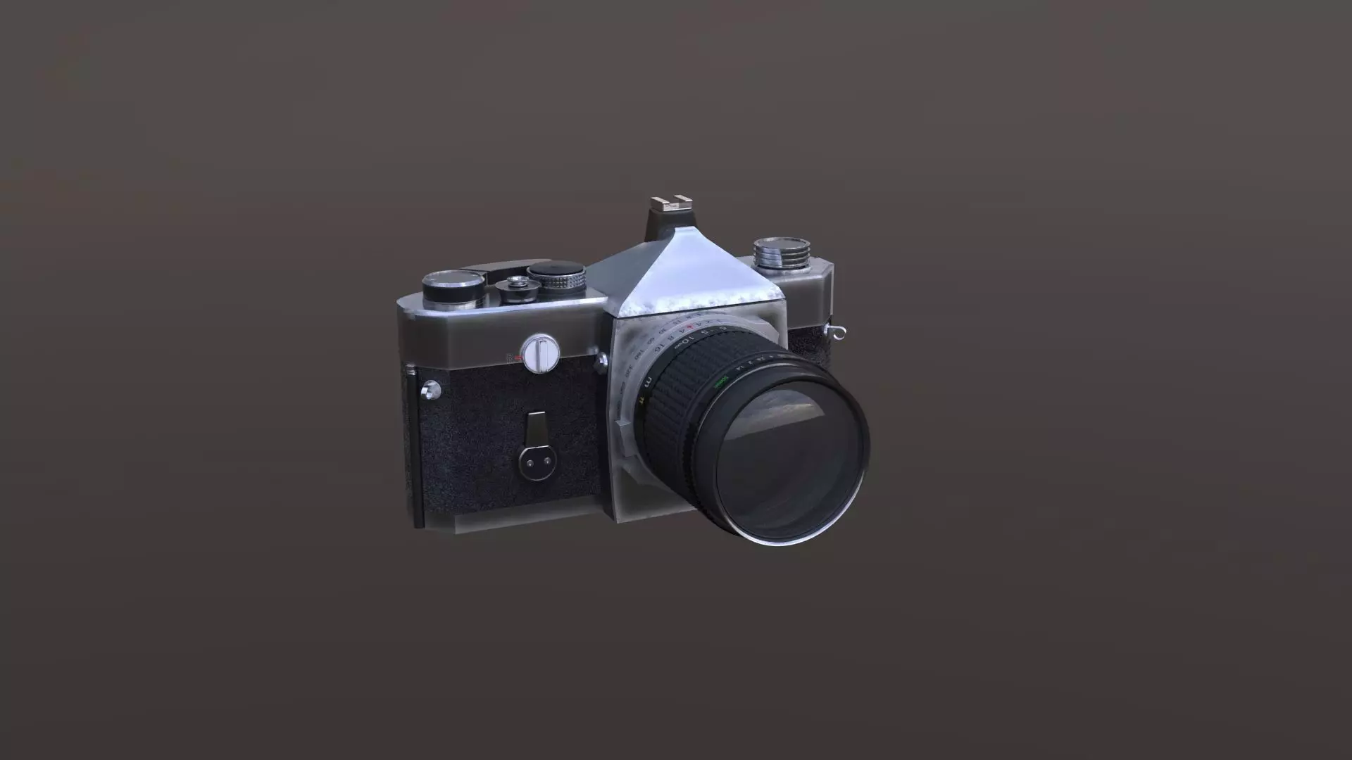 Old Photo Camera Free 3D model_0