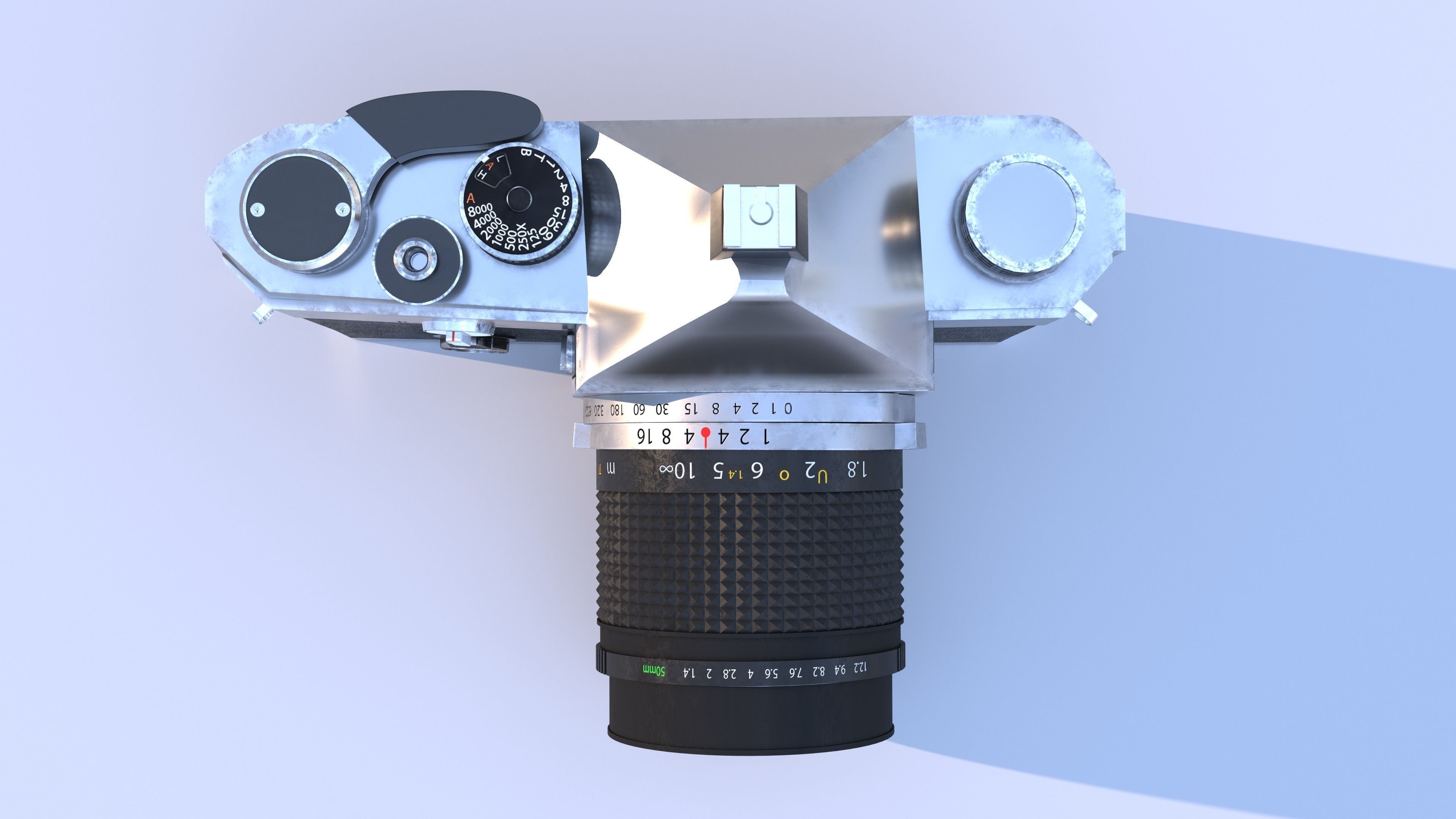Old Photo Camera Free 3D model_4