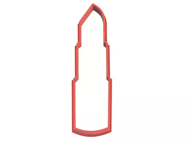 0113 Lipstick cookie cutter 