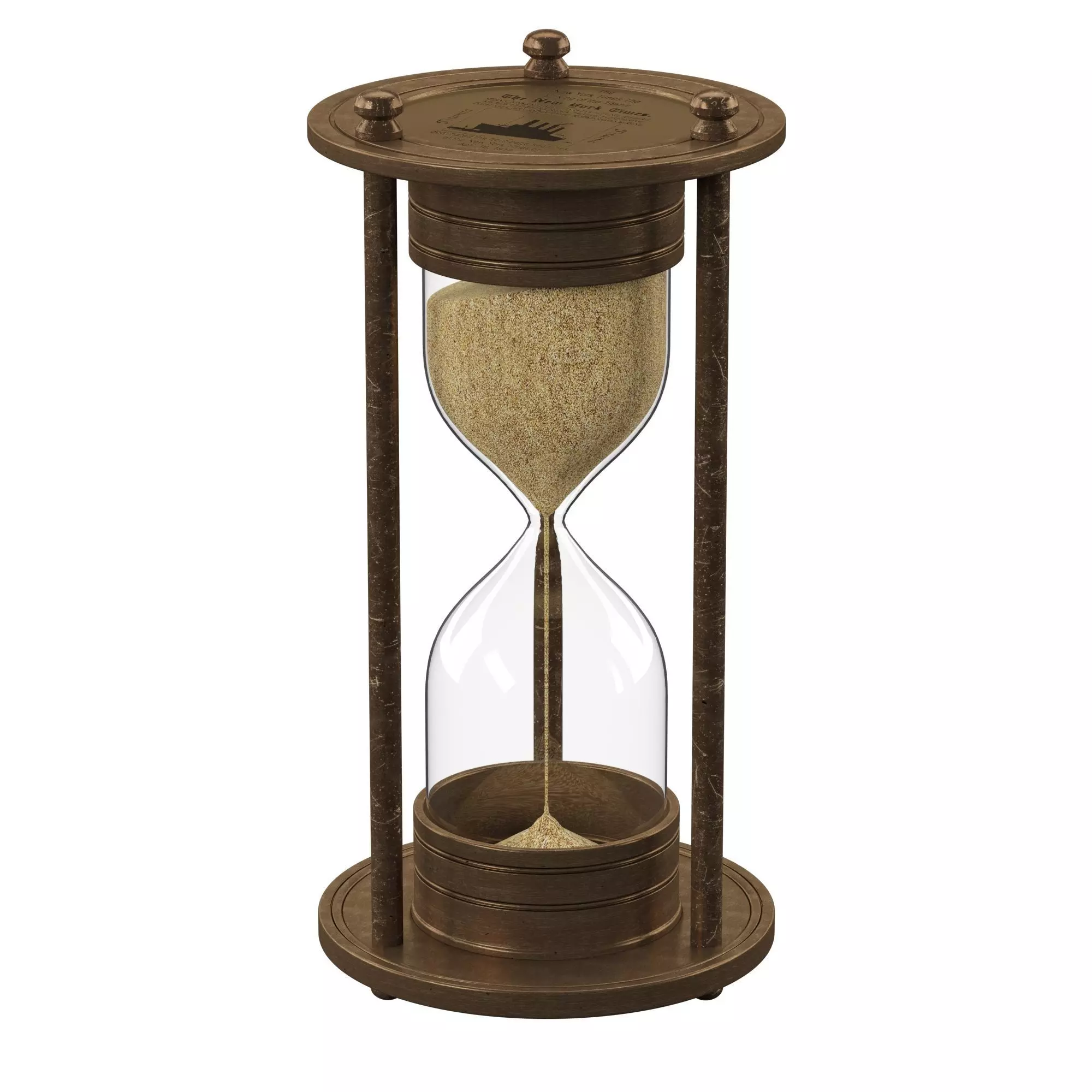 Wolken Hourglass 3D model_0