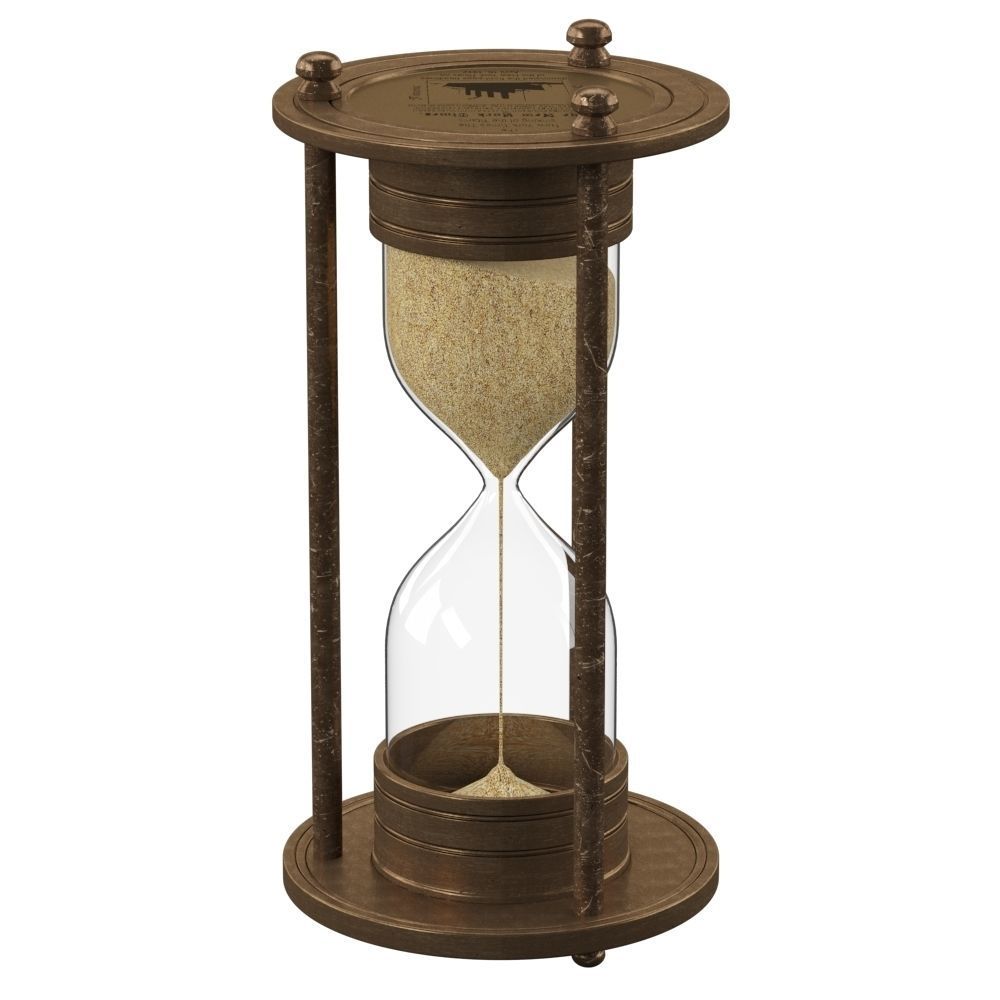 Wolken Hourglass 3D model_3