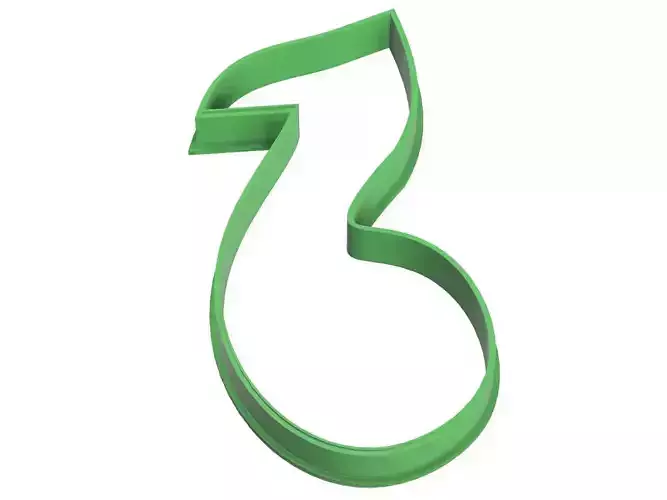 0118 Note No 6 cookie cutter