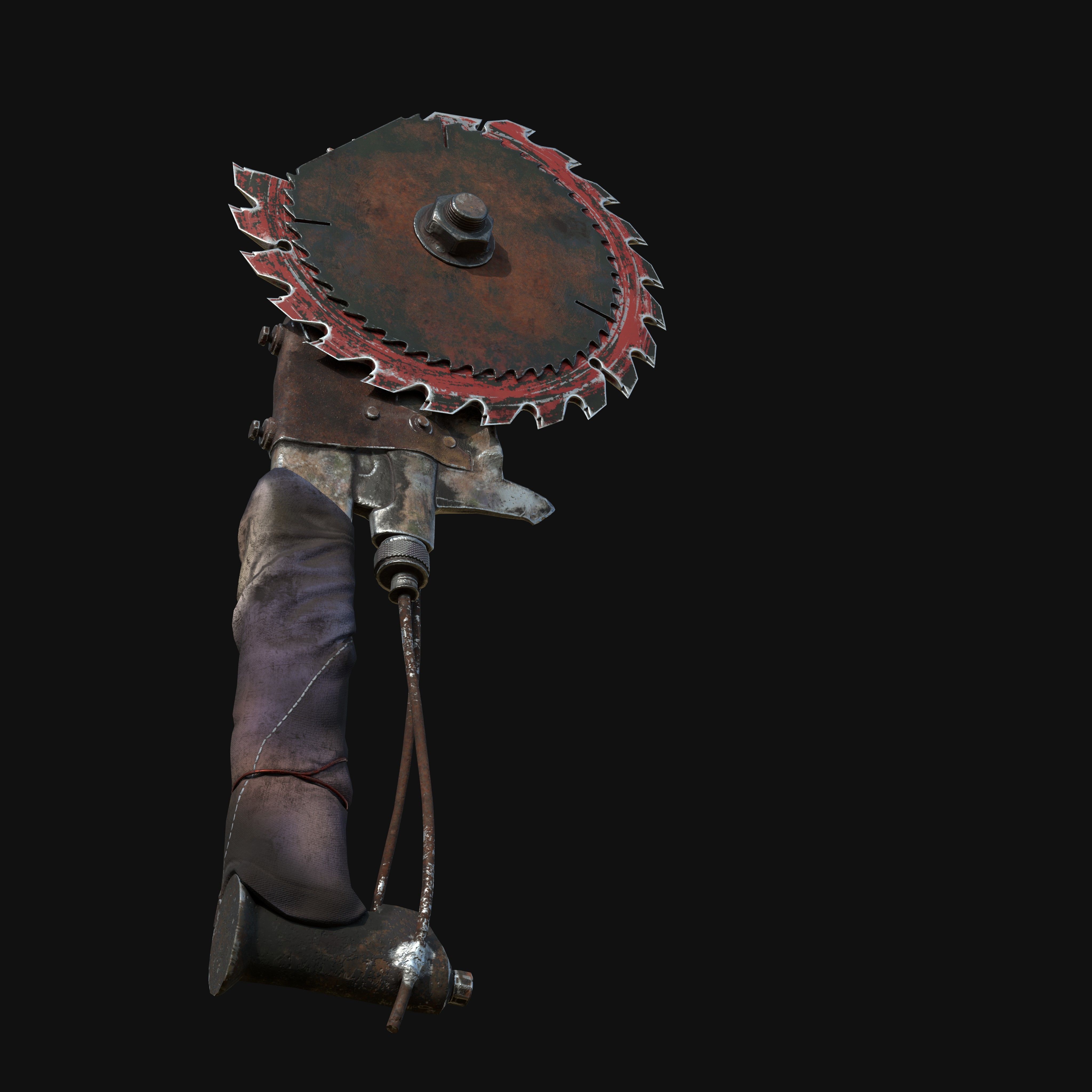 Apocalypse Weapon Low-poly 3D model_5