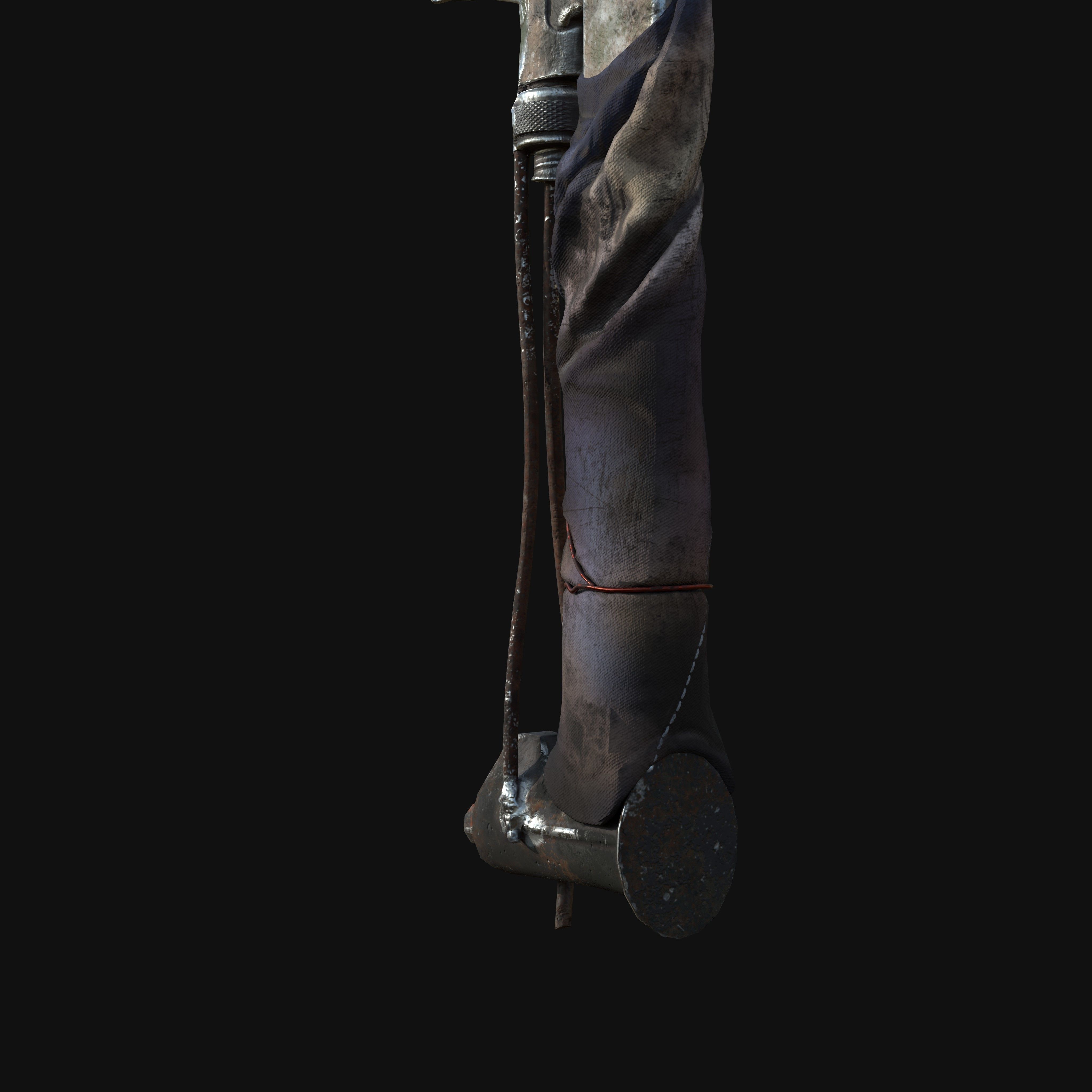 Apocalypse Weapon Low-poly 3D model_10