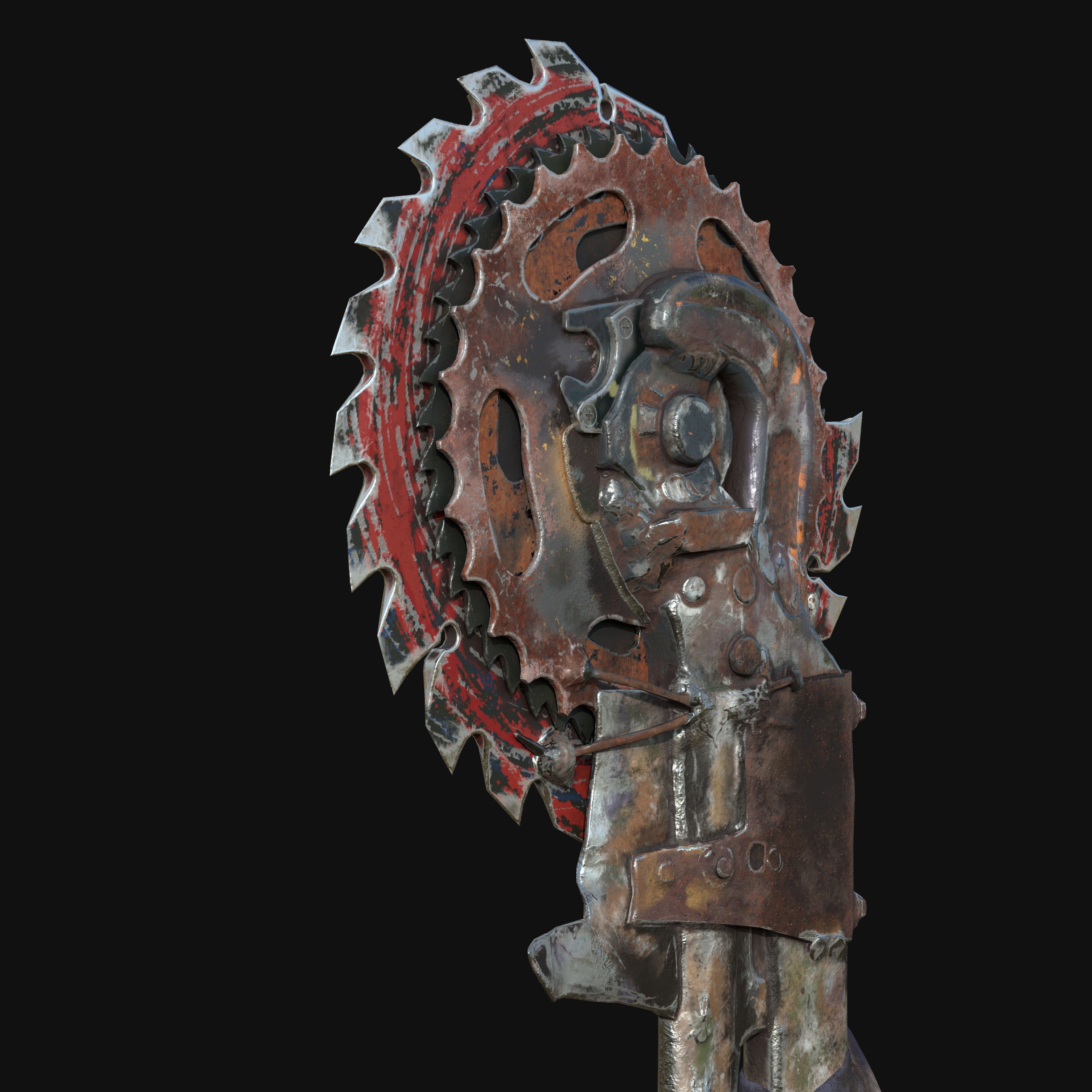 Apocalypse Weapon Low-poly 3D model_11