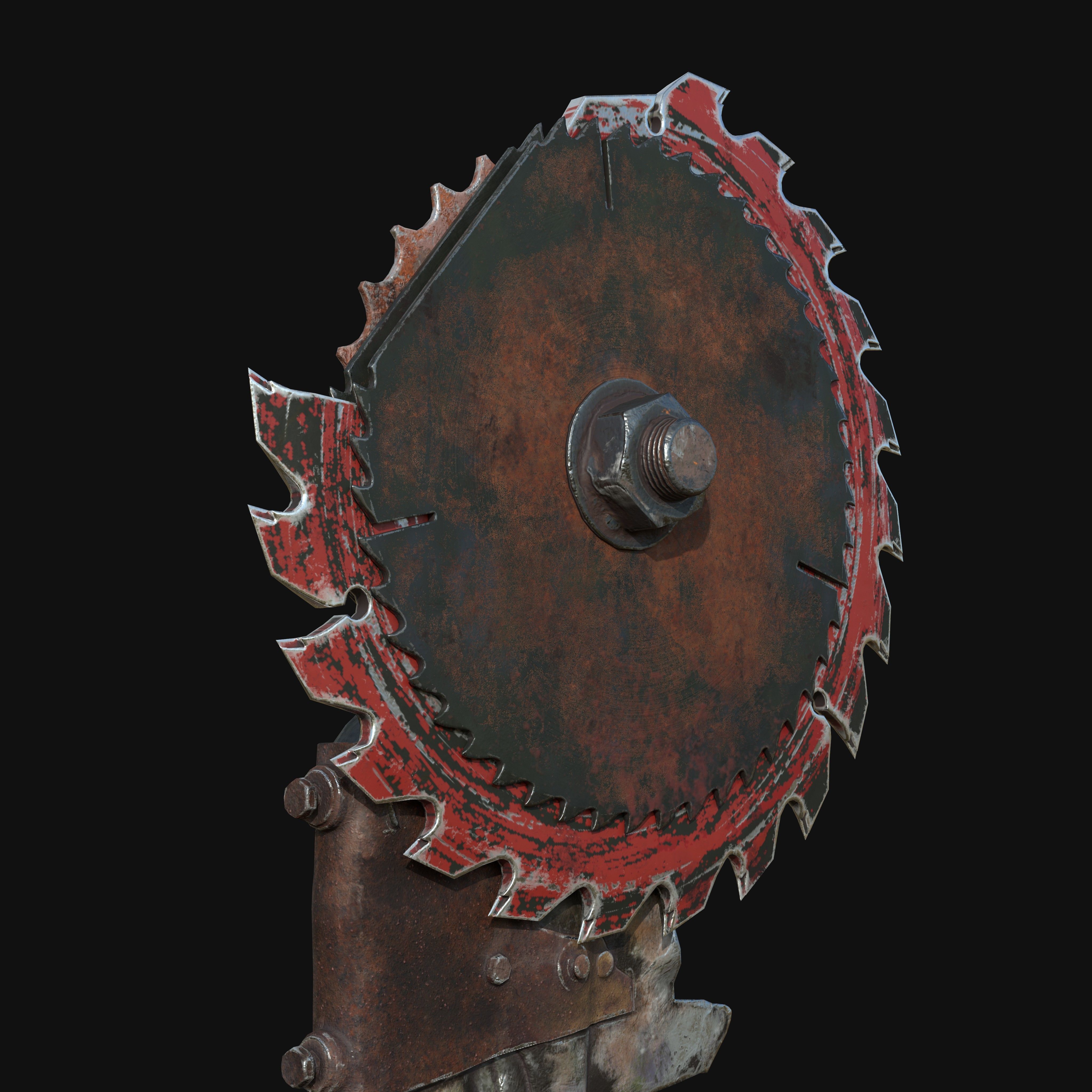 Apocalypse Weapon Low-poly 3D model_8