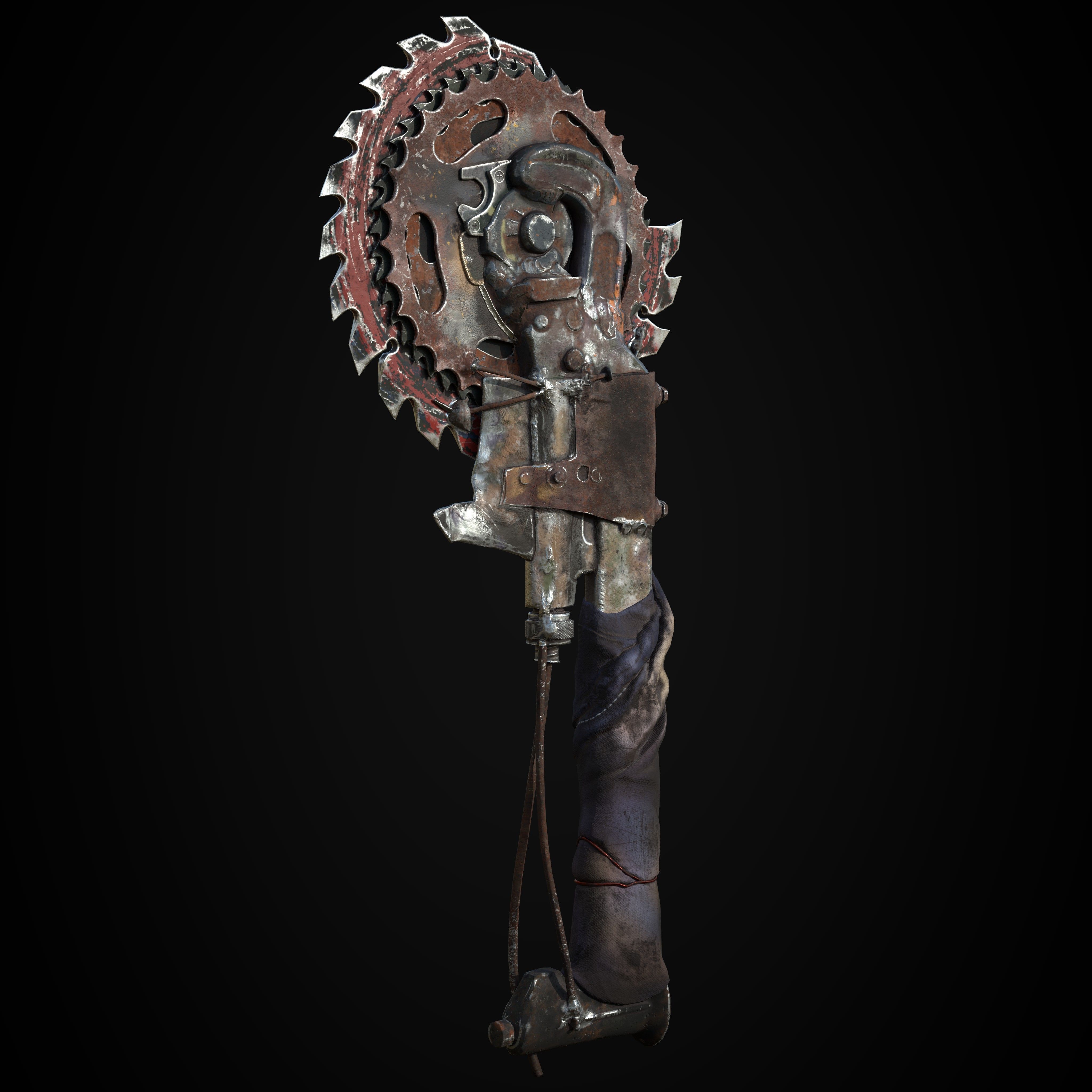 Apocalypse Weapon Low-poly 3D model_4