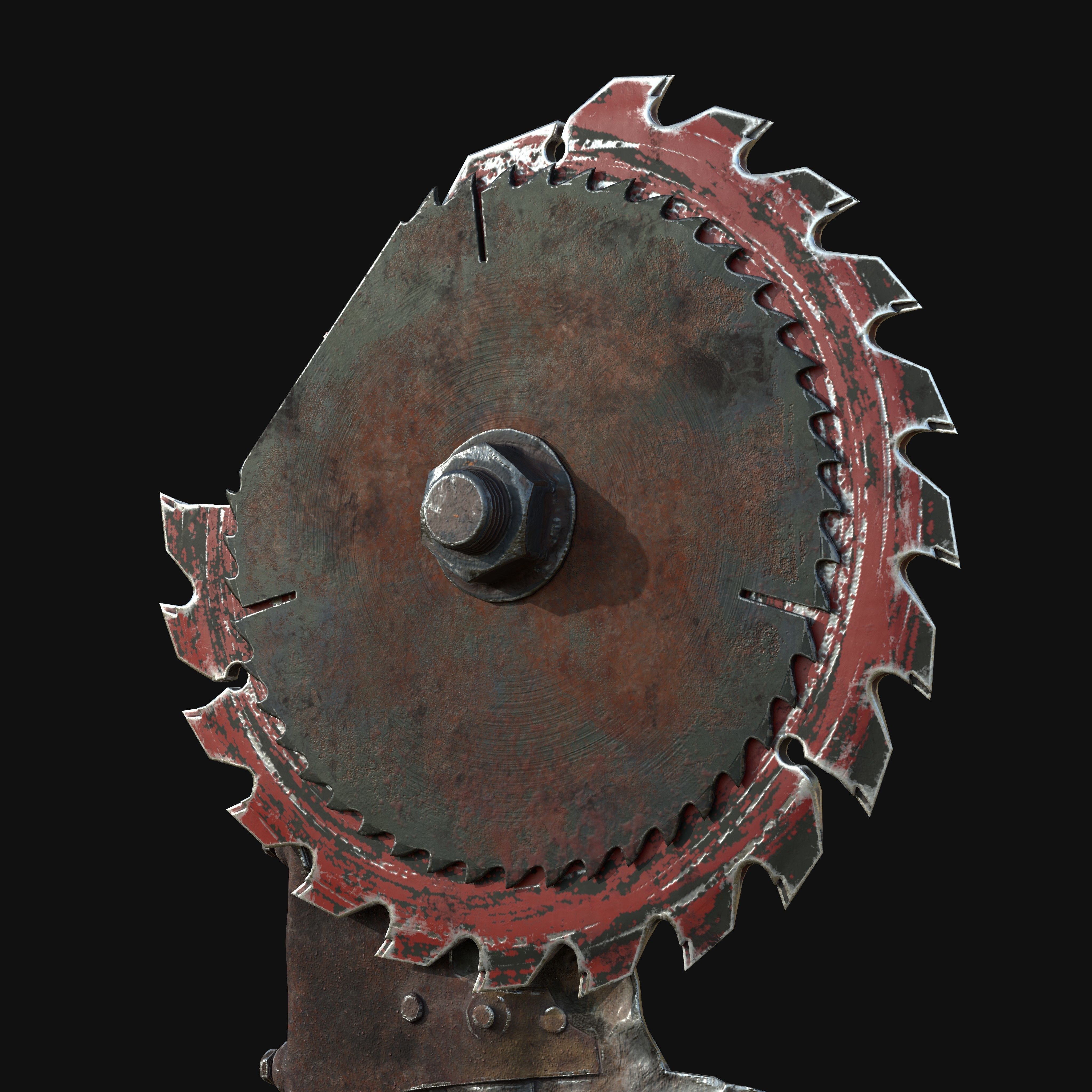 Apocalypse Weapon Low-poly 3D model_12