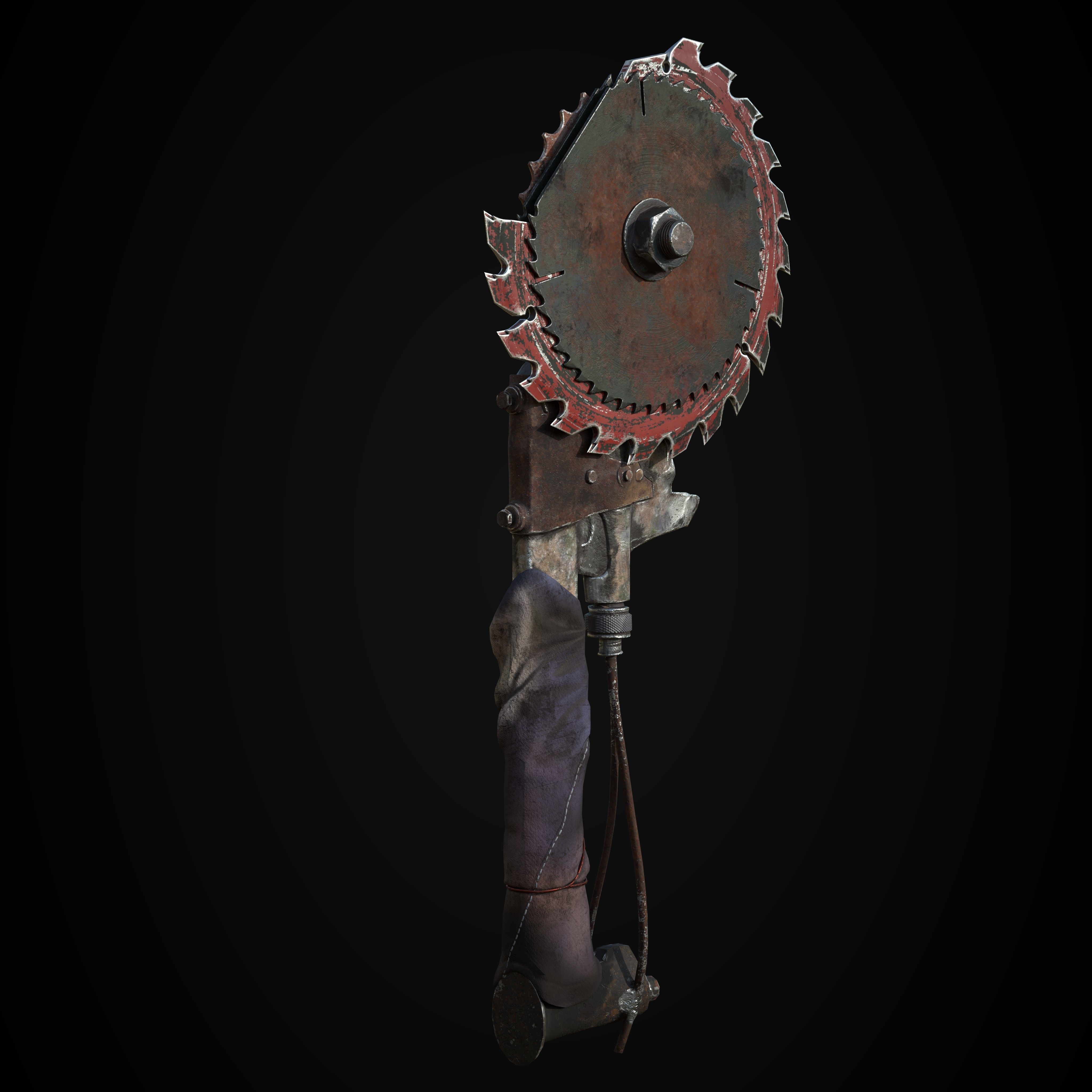 Apocalypse Weapon Low-poly 3D model_6