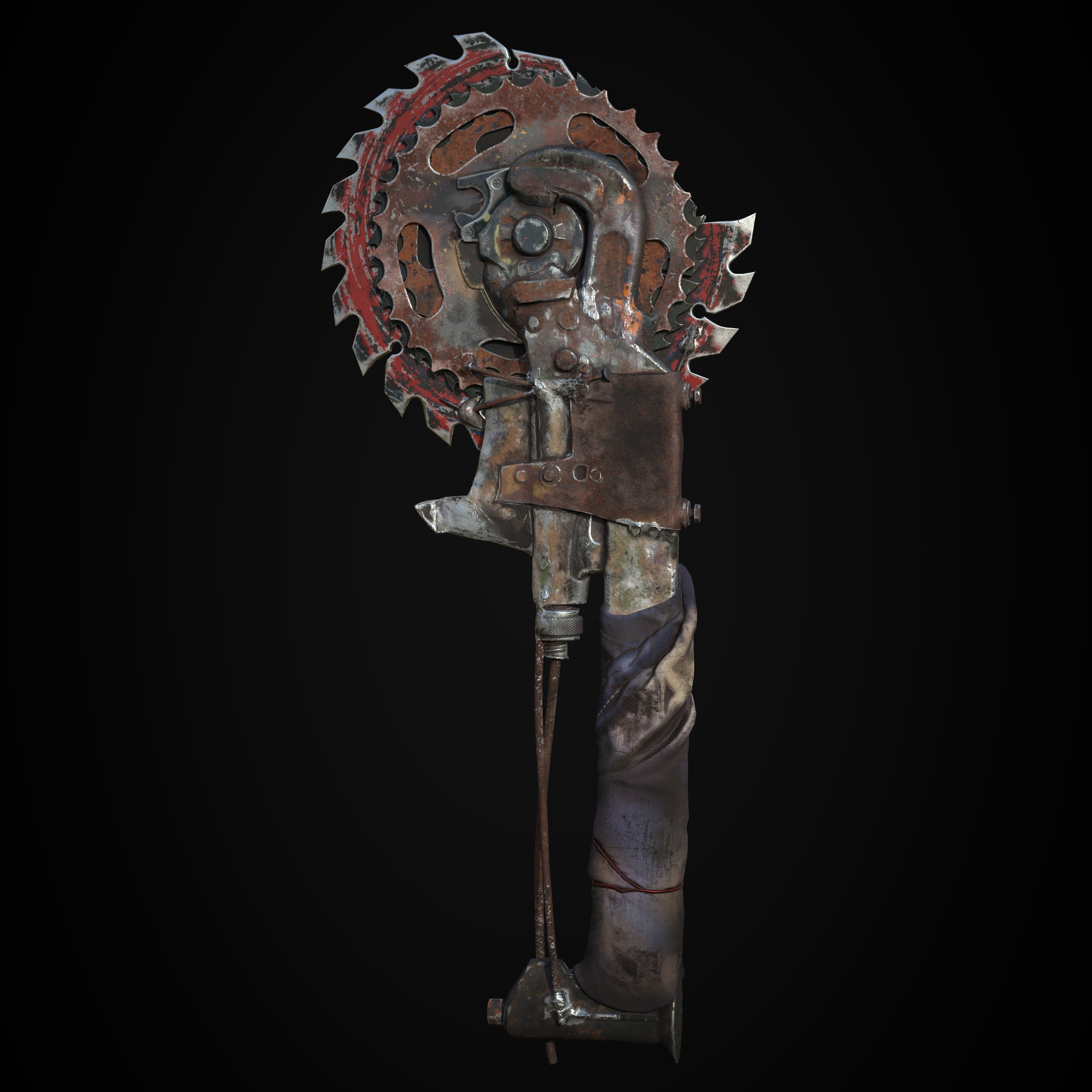 Apocalypse Weapon Low-poly 3D model_3