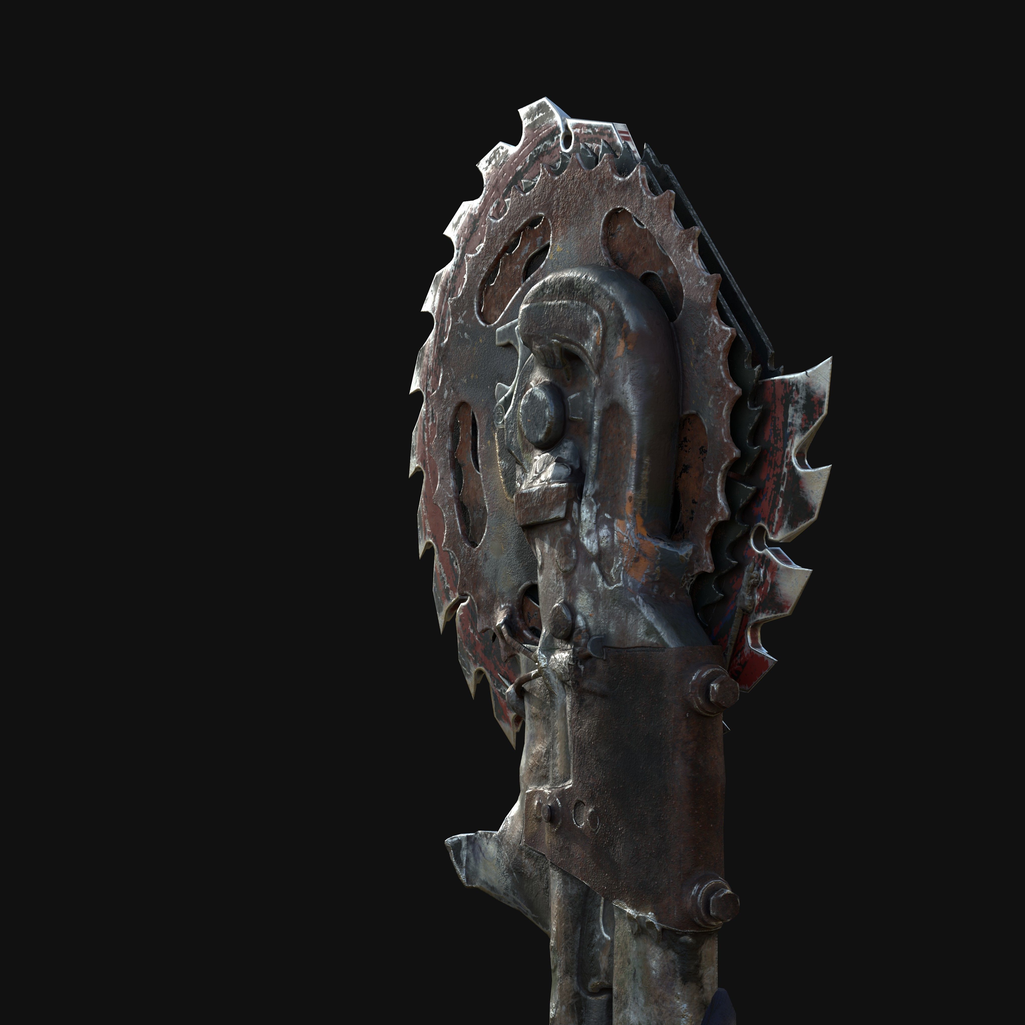 Apocalypse Weapon Low-poly 3D model_7