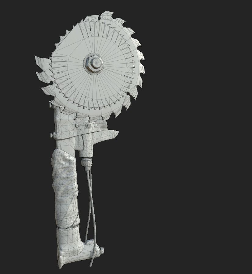 Apocalypse Weapon Low-poly 3D model_2