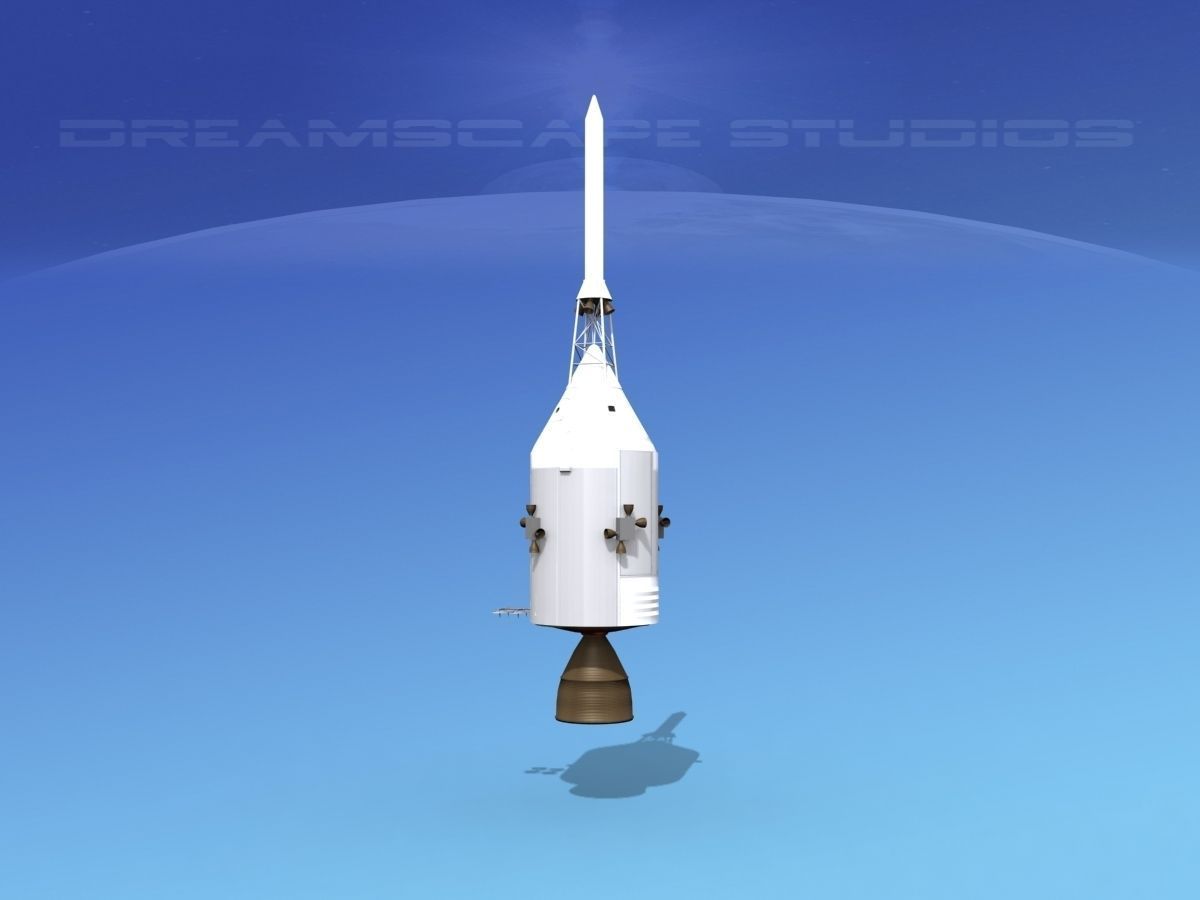 Apollo Service Command Module 3D model_1