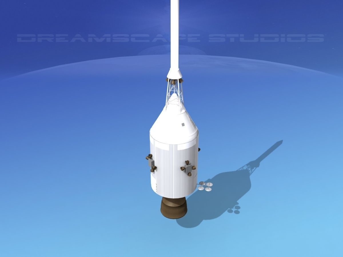 Apollo Service Command Module 3D model_7