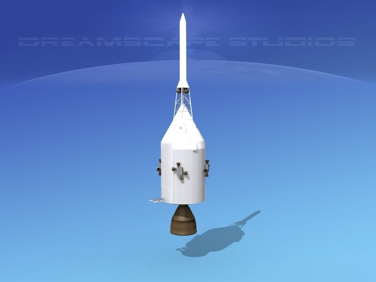 Apollo Service Command Module 3D model_3