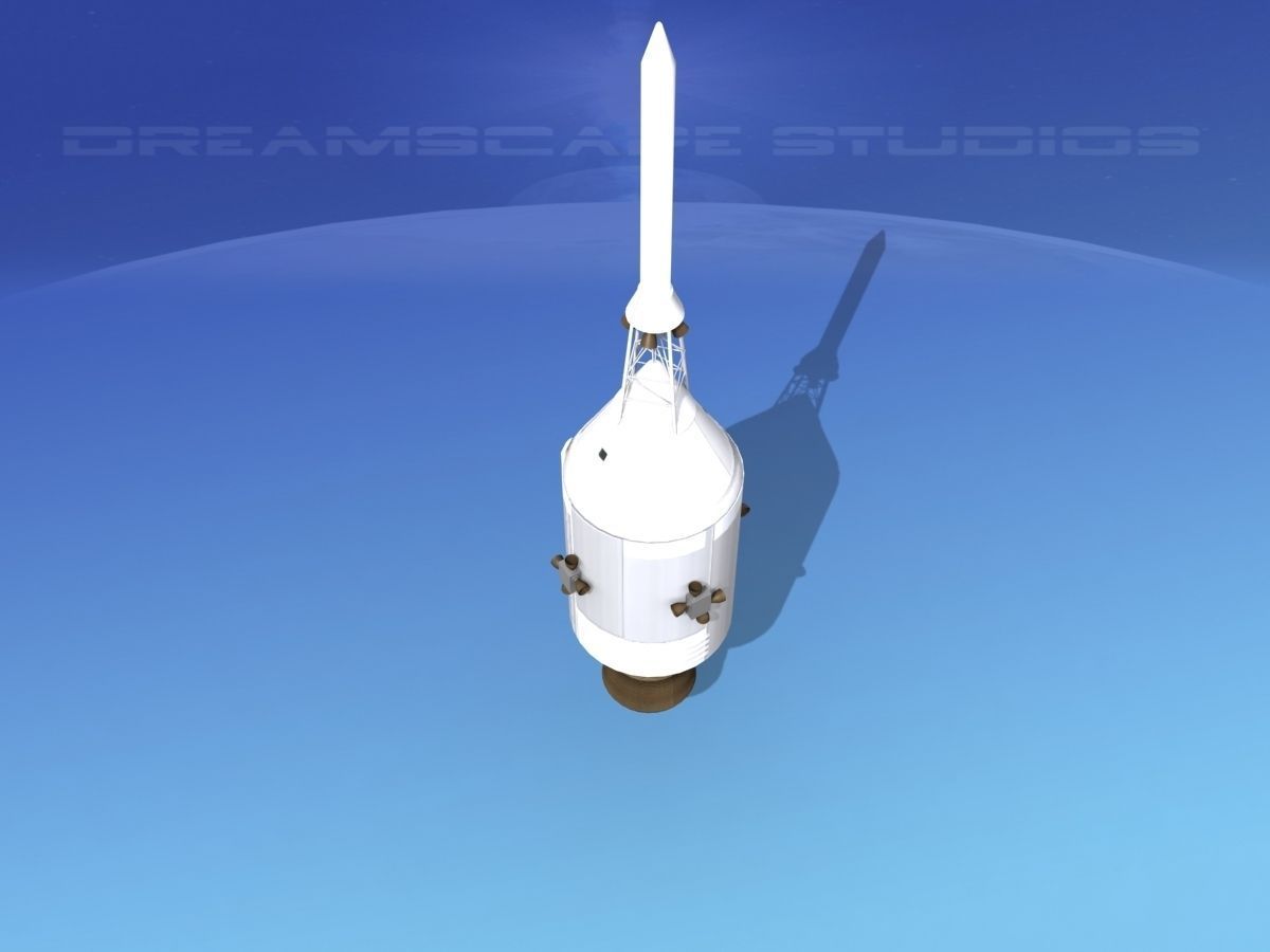 Apollo Service Command Module 3D model_9